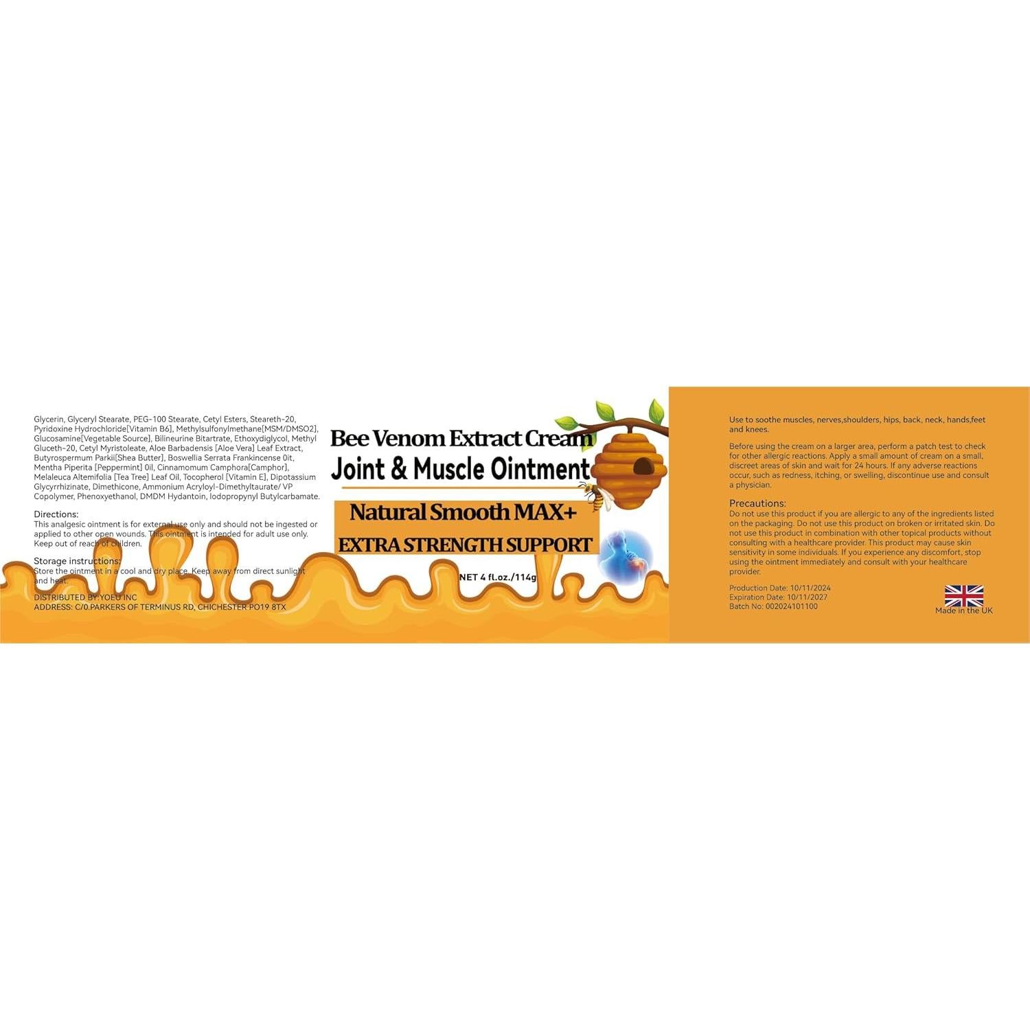 Crema Articular WONDROUSZ Veneno de Abeja 136g