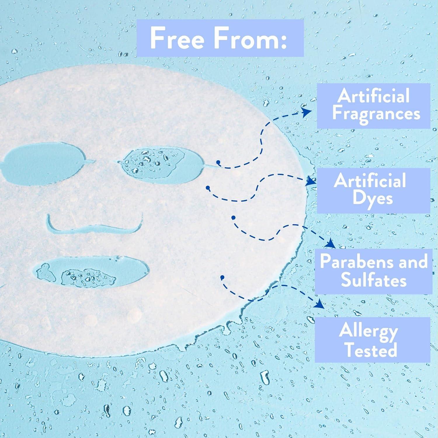 Mascarillas Faciales Miss Spa Veneno de Abeja Hidratantes 4 Unidades