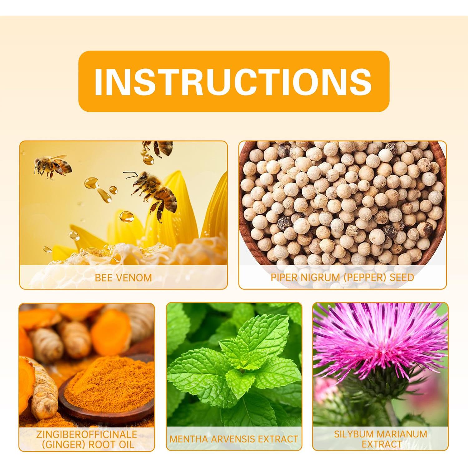 10 Parches de Veneno de Abeja NiushenN - Cuidado Natural Piel