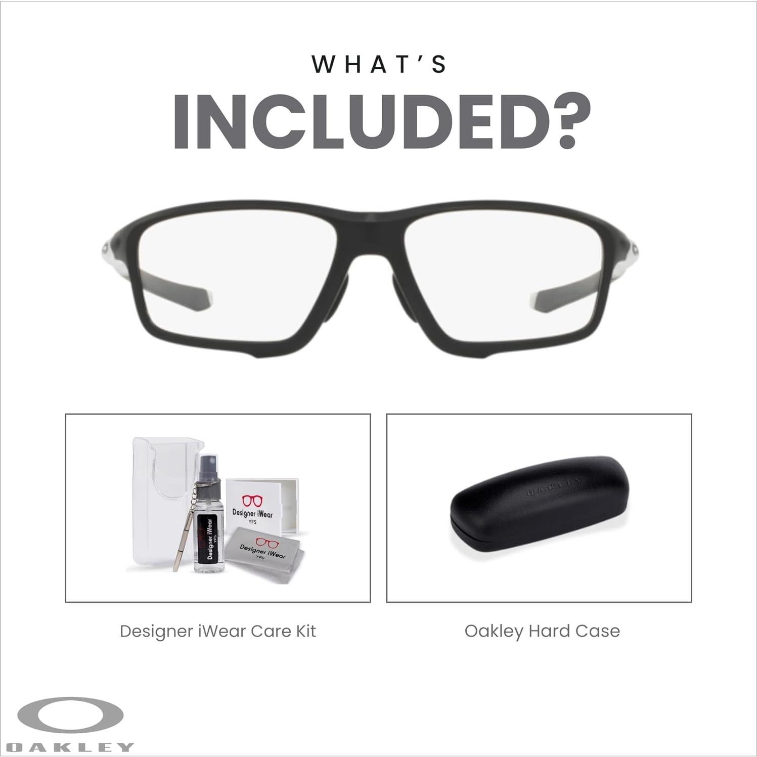 Gafas de sol Oakley Crosslink Zero OX8080 para hombres + Kit