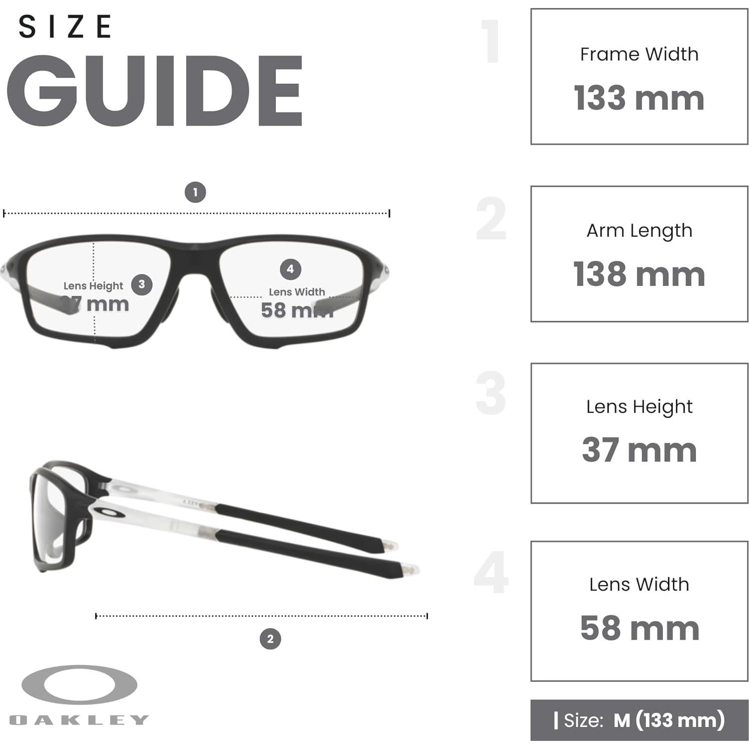 Gafas de sol Oakley Crosslink Zero OX8080 para hombres + Kit