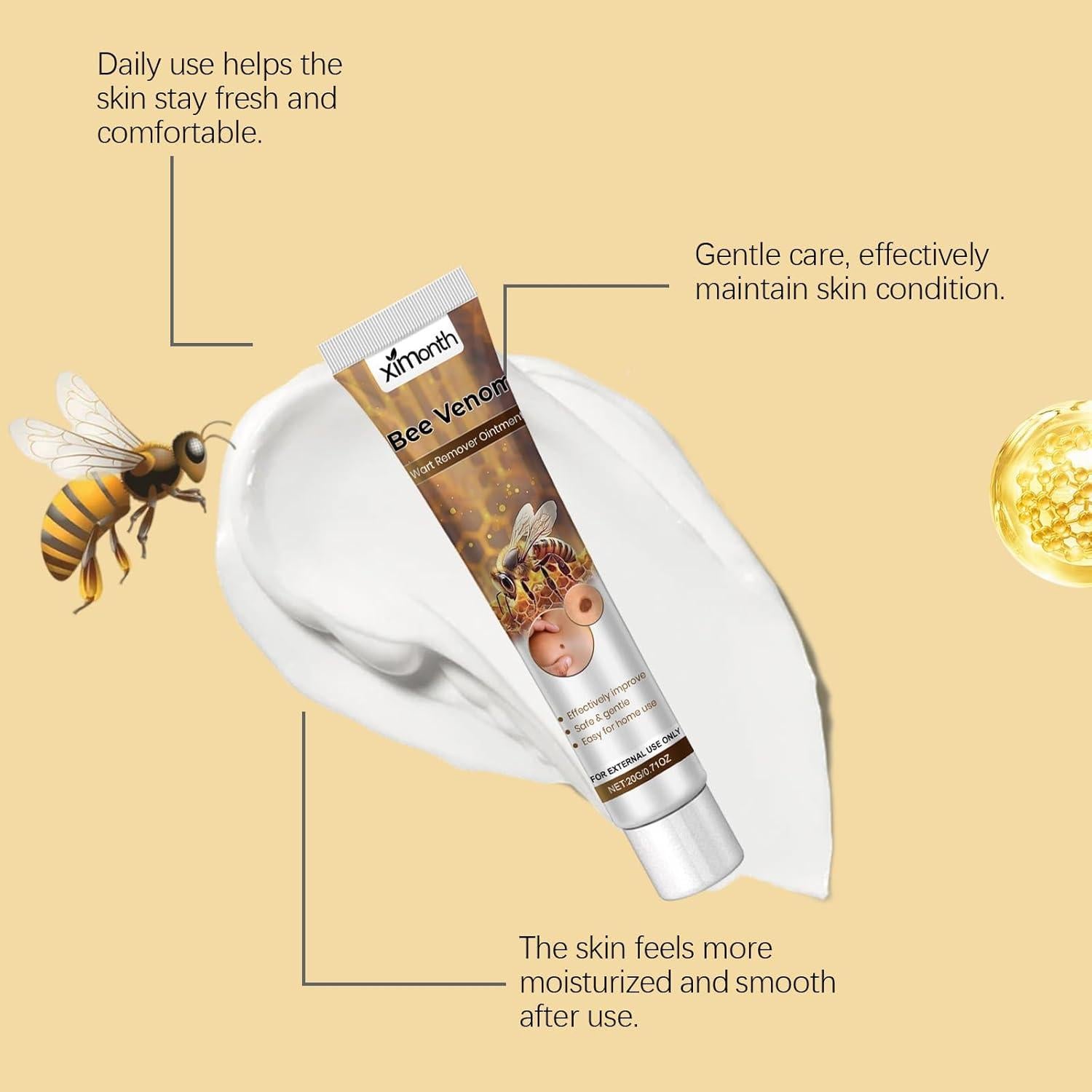 Crema para Verrugas MORKORIA con Veneno de Abeja 30g