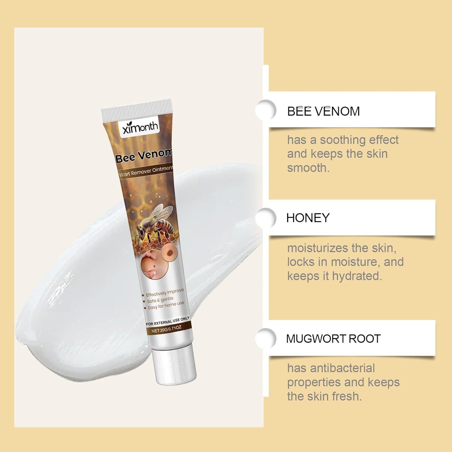 Crema para Verrugas MORKORIA con Veneno de Abeja 30g