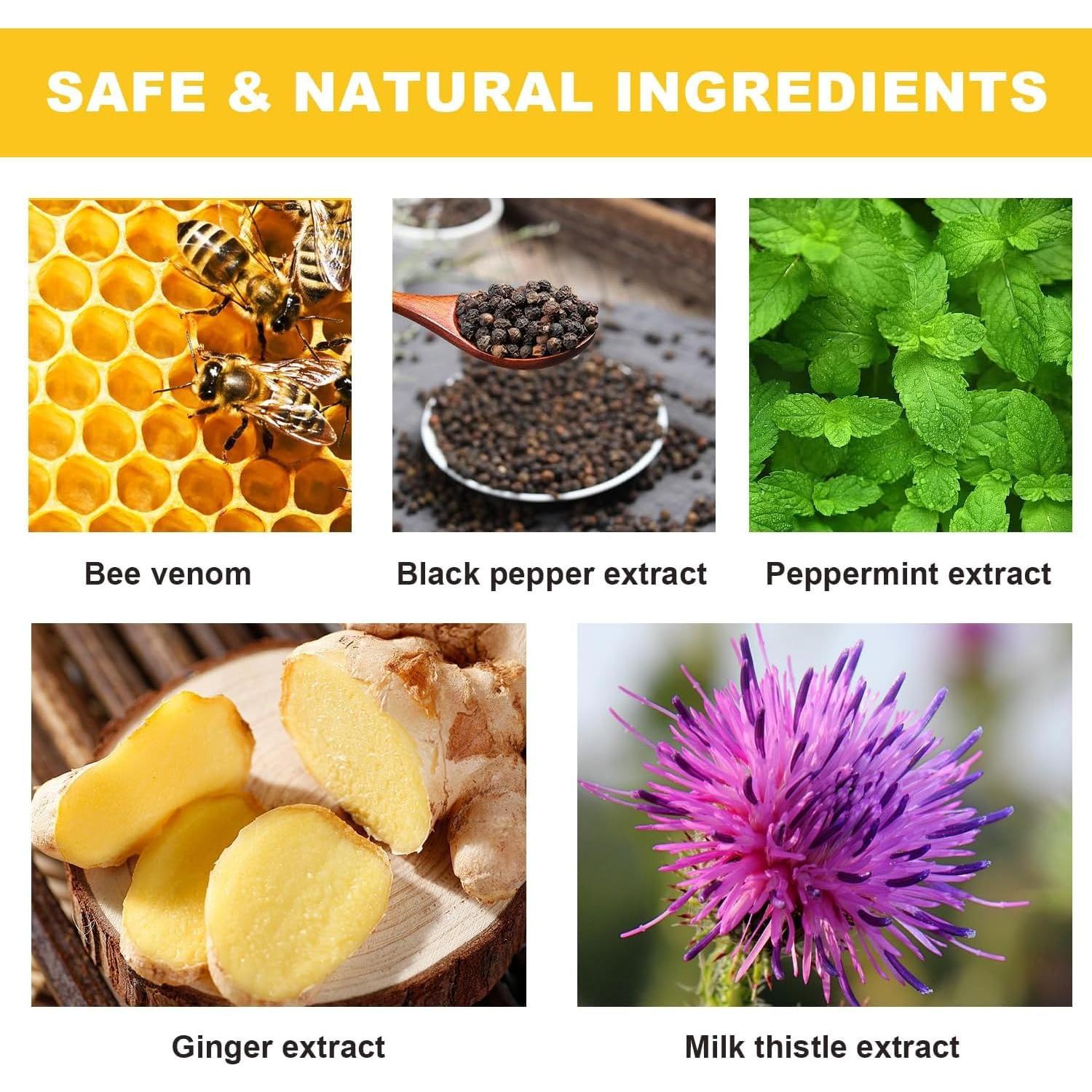 Parches de Veneno de Abeja Rednow - 30 Piezas Naturales