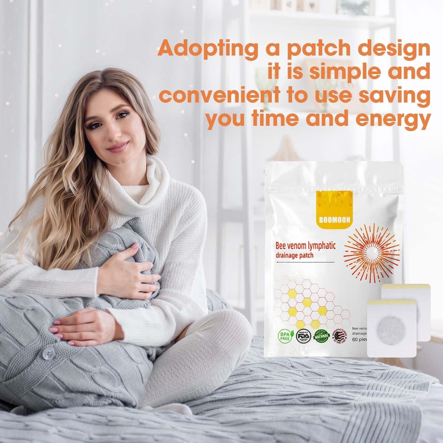 Parche de Veneno de Abeja para Drenaje Linfático KLIFE 60pcs