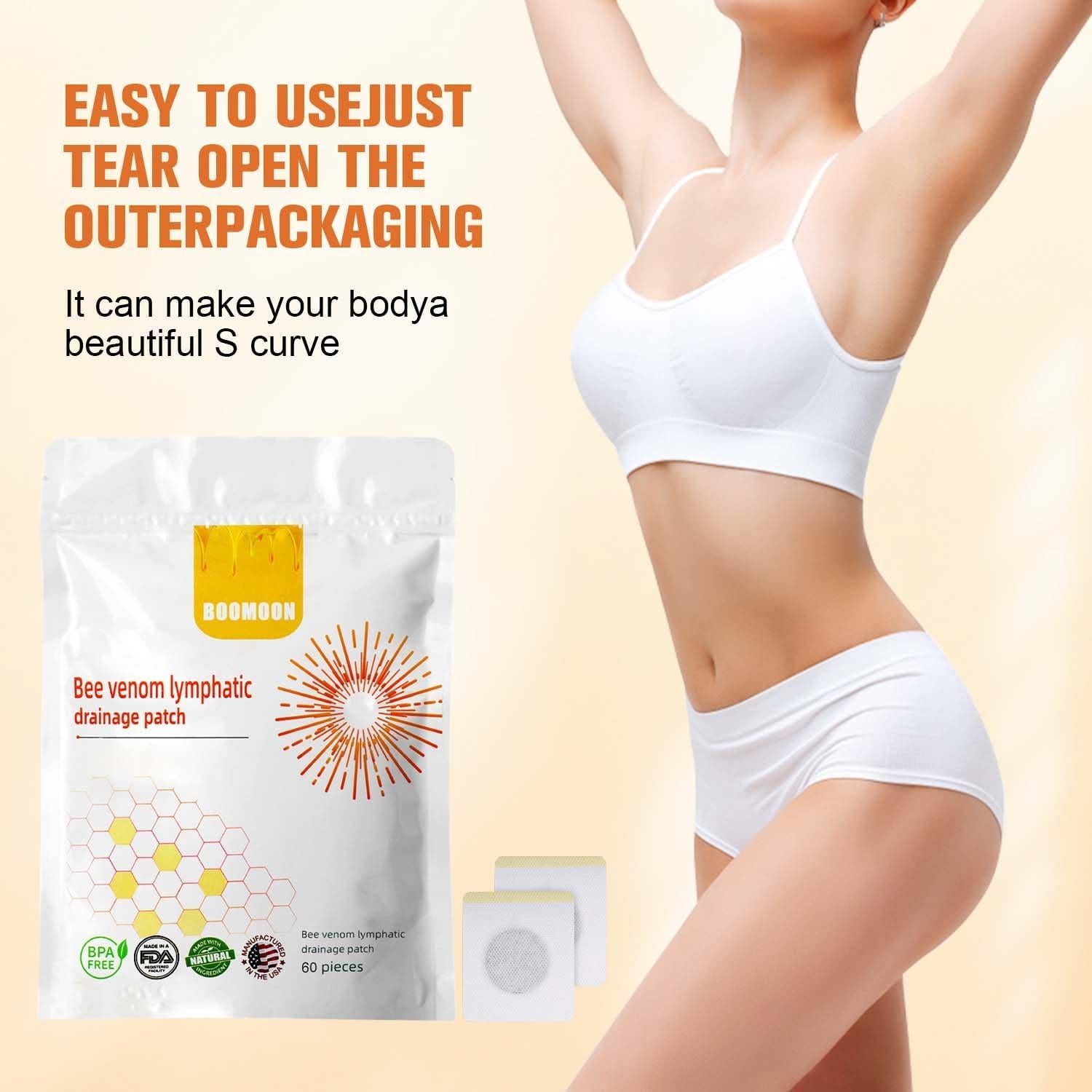 Parche de Veneno de Abeja para Drenaje Linfático KLIFE 60pcs