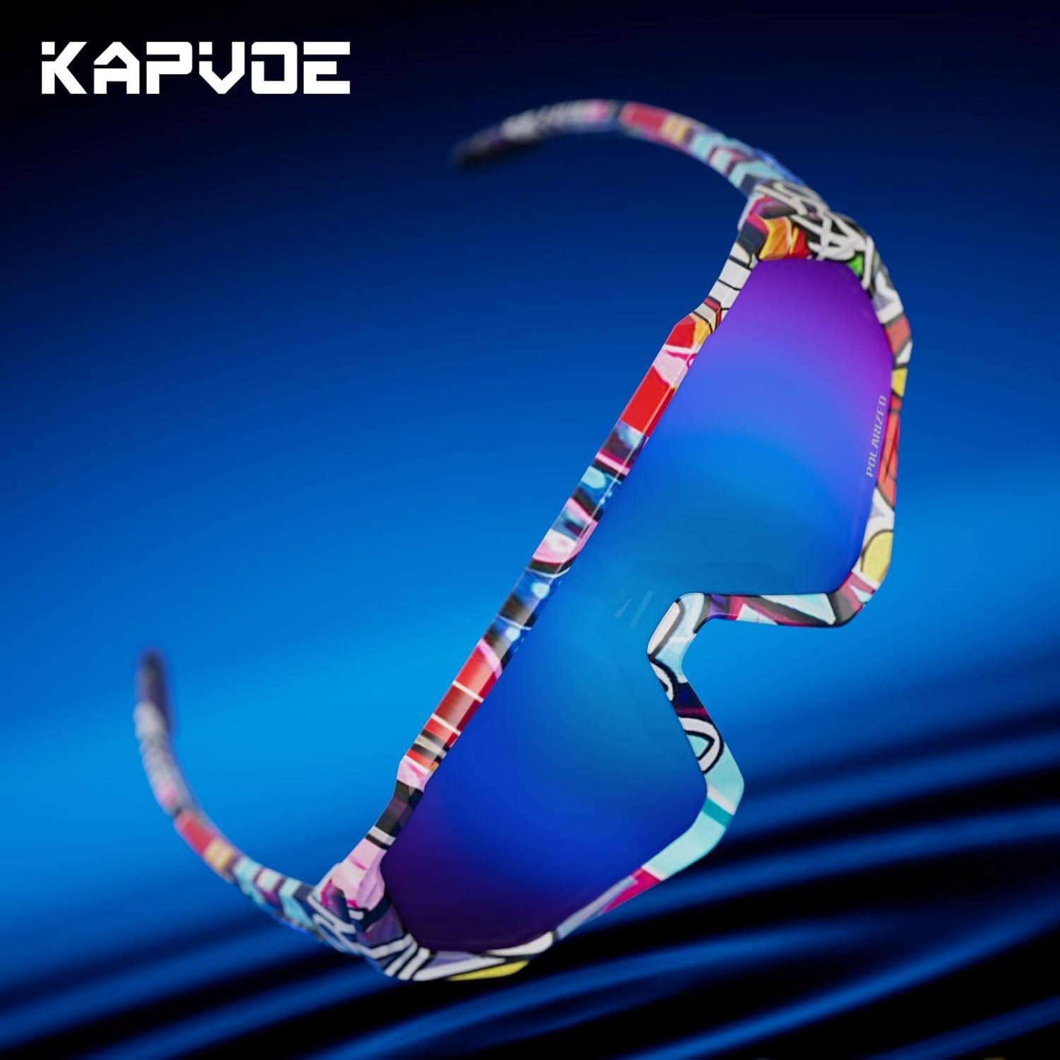 Gafas de Ciclismo KAPVOE K9408 Polarizadas UV400