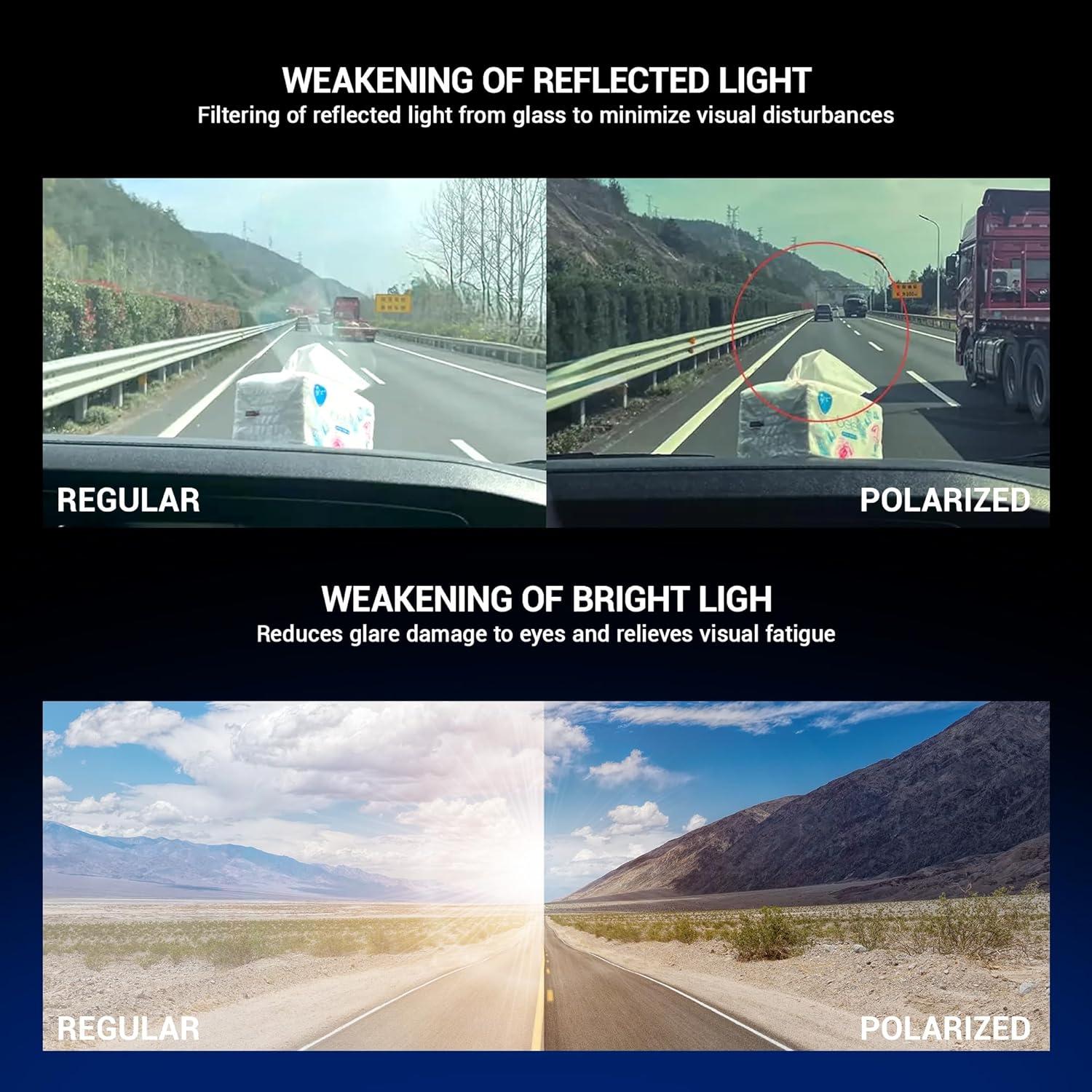 Gafas de Ciclismo KAPVOE K9408 Polarizadas UV400