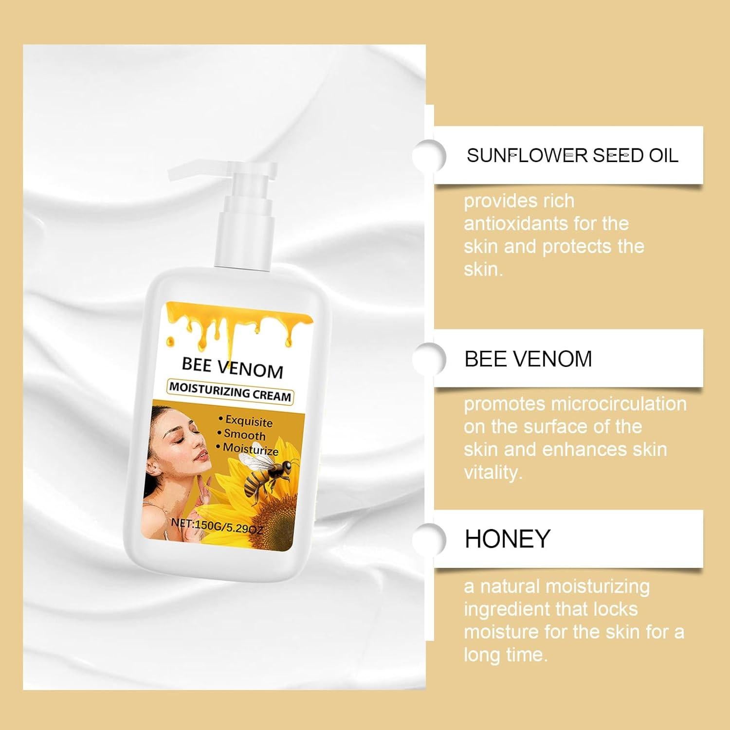 Crema Hidratante Corporal BeeVenom+ 150g - West Moon