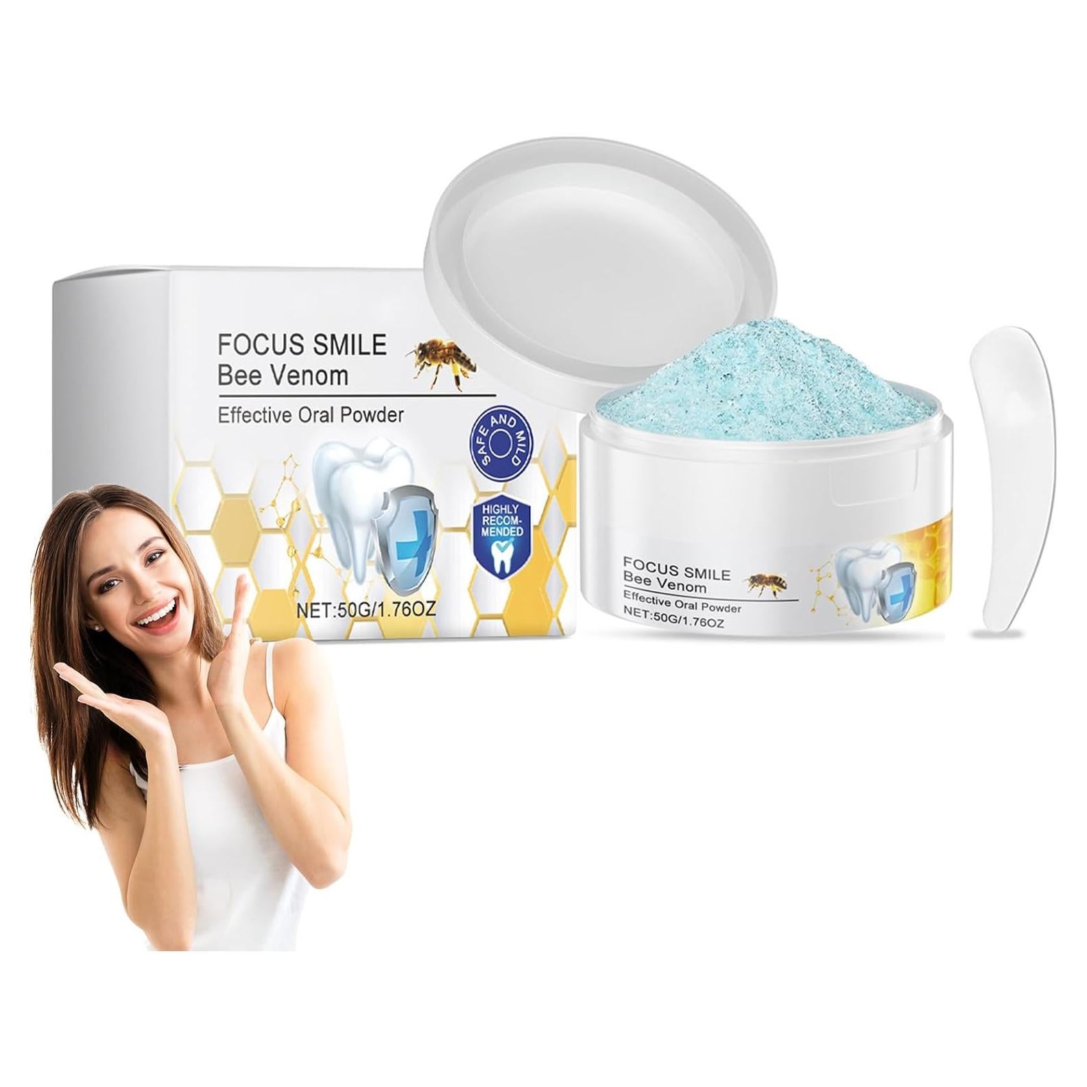 Polvo de Dientes Natural LFuTPm 50g - Blanqueamiento y Sensibilidad