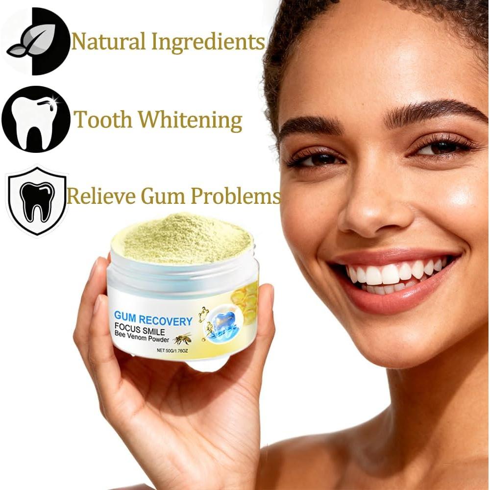 Polvo Blanqueador de Dientes LENPOTER 68g - Natural y Sin Sensibilidad