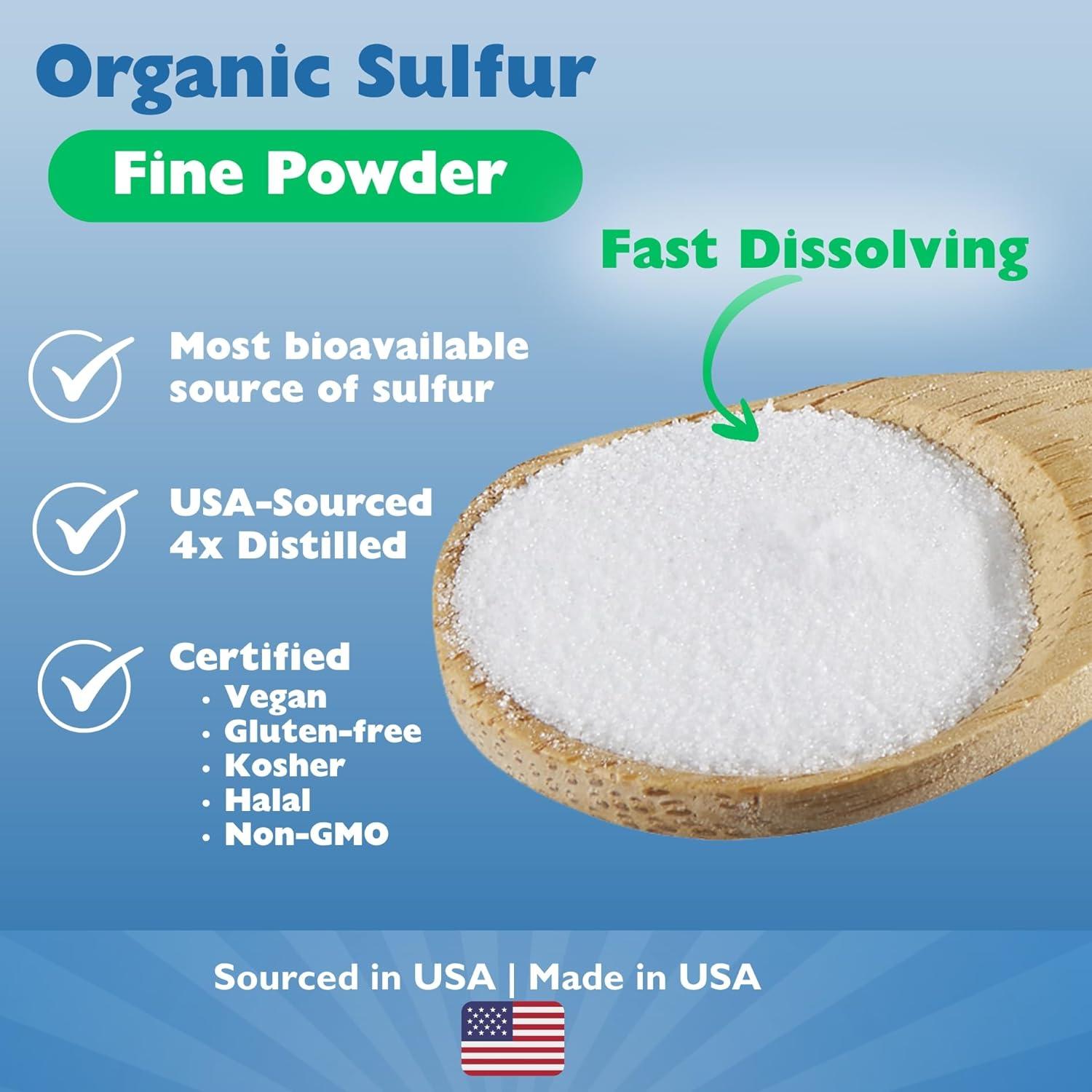 KALA HEALTH MSMPure Polvo de MSM 0.45 kg - Azufre Orgánico