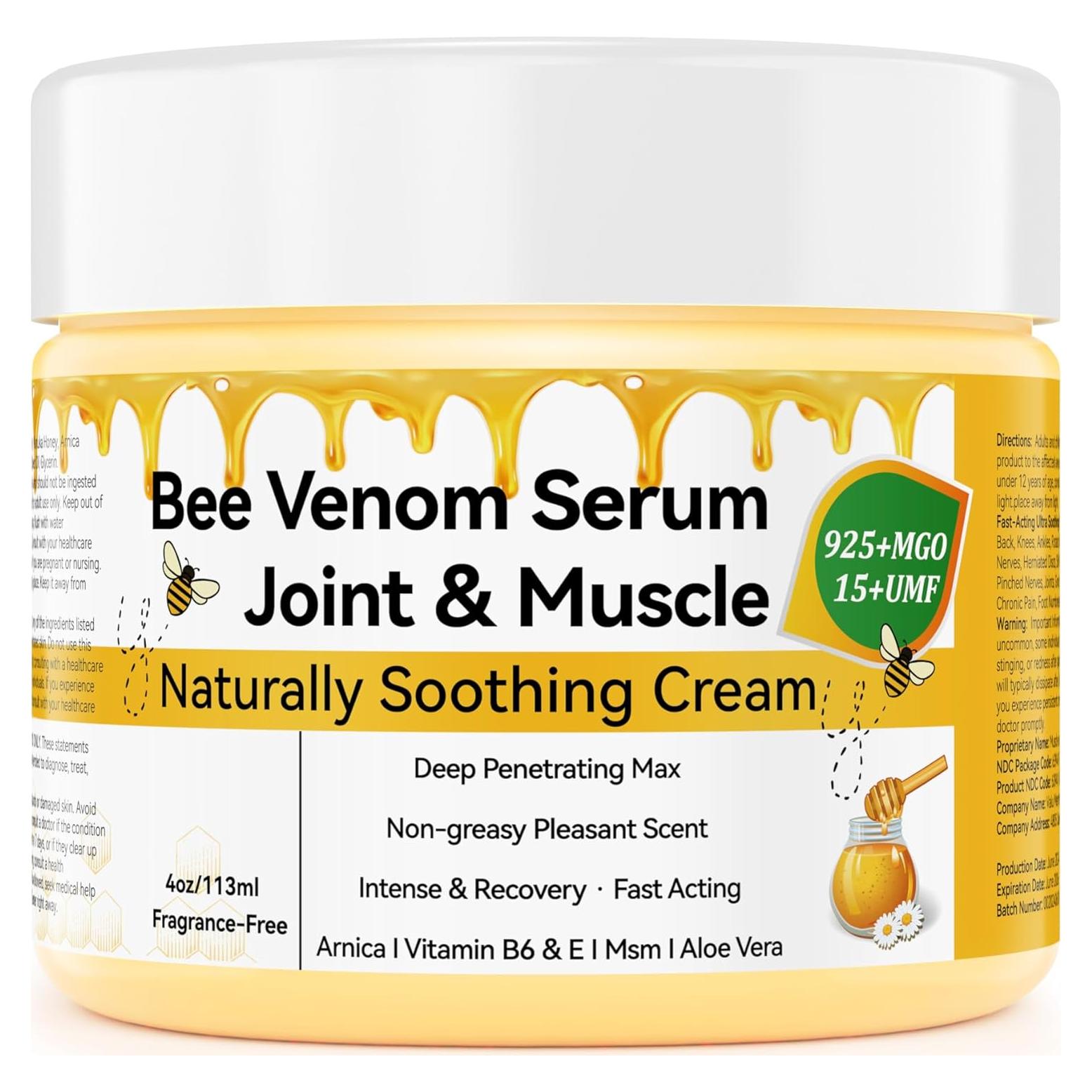 Crema Roll-On de Veneno de Abeja Zealand 30 ml - Alivio Muscular