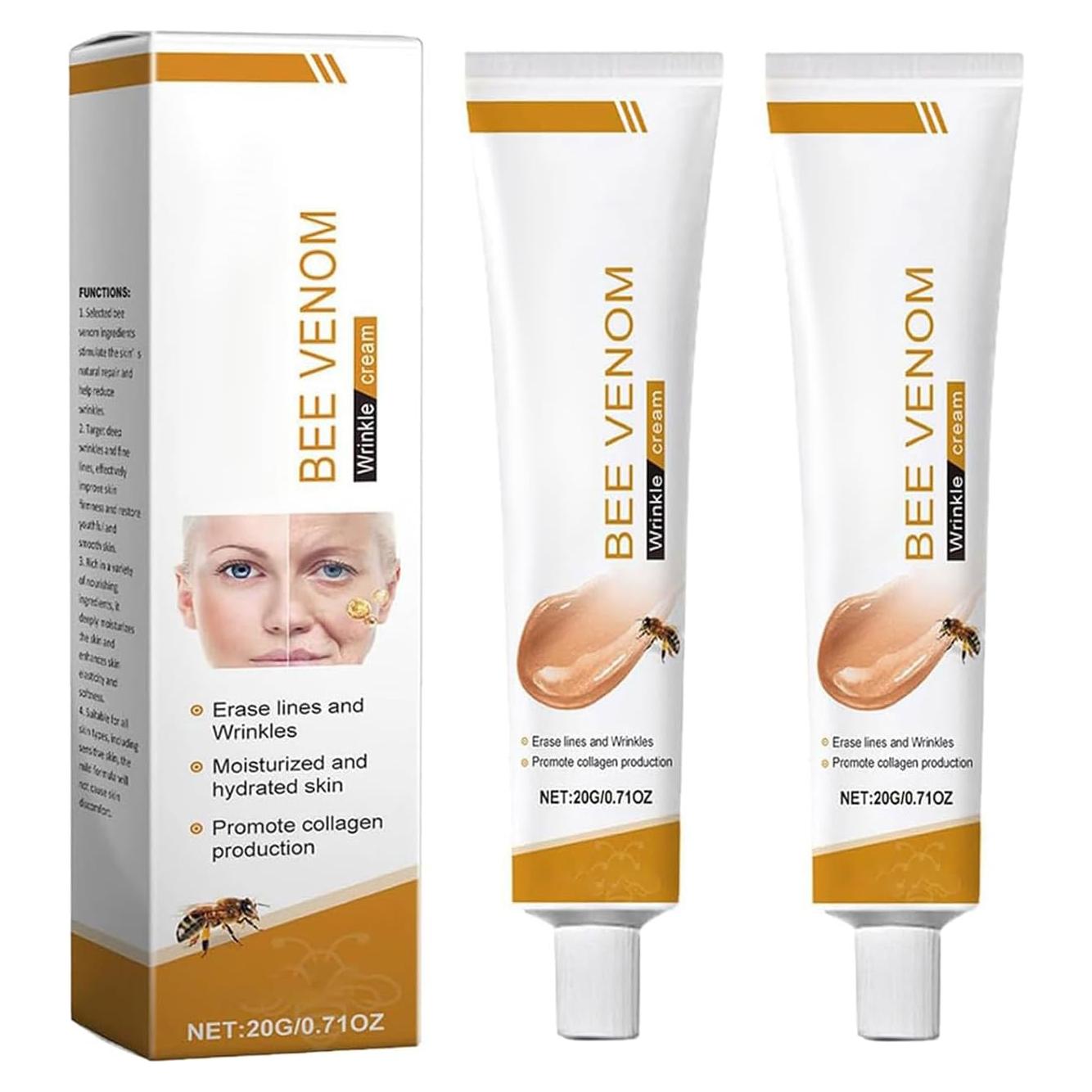 Crema Hidratante de Veneno de Abeja FYEBOO 20.1 g - 2 Paquetes
