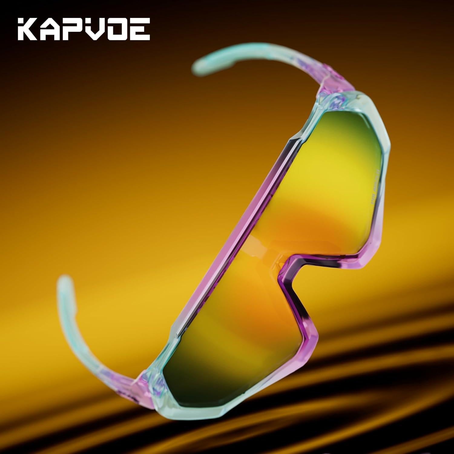 Gafas de Ciclismo KAPVOE Polarizadas UV400 Unisex
