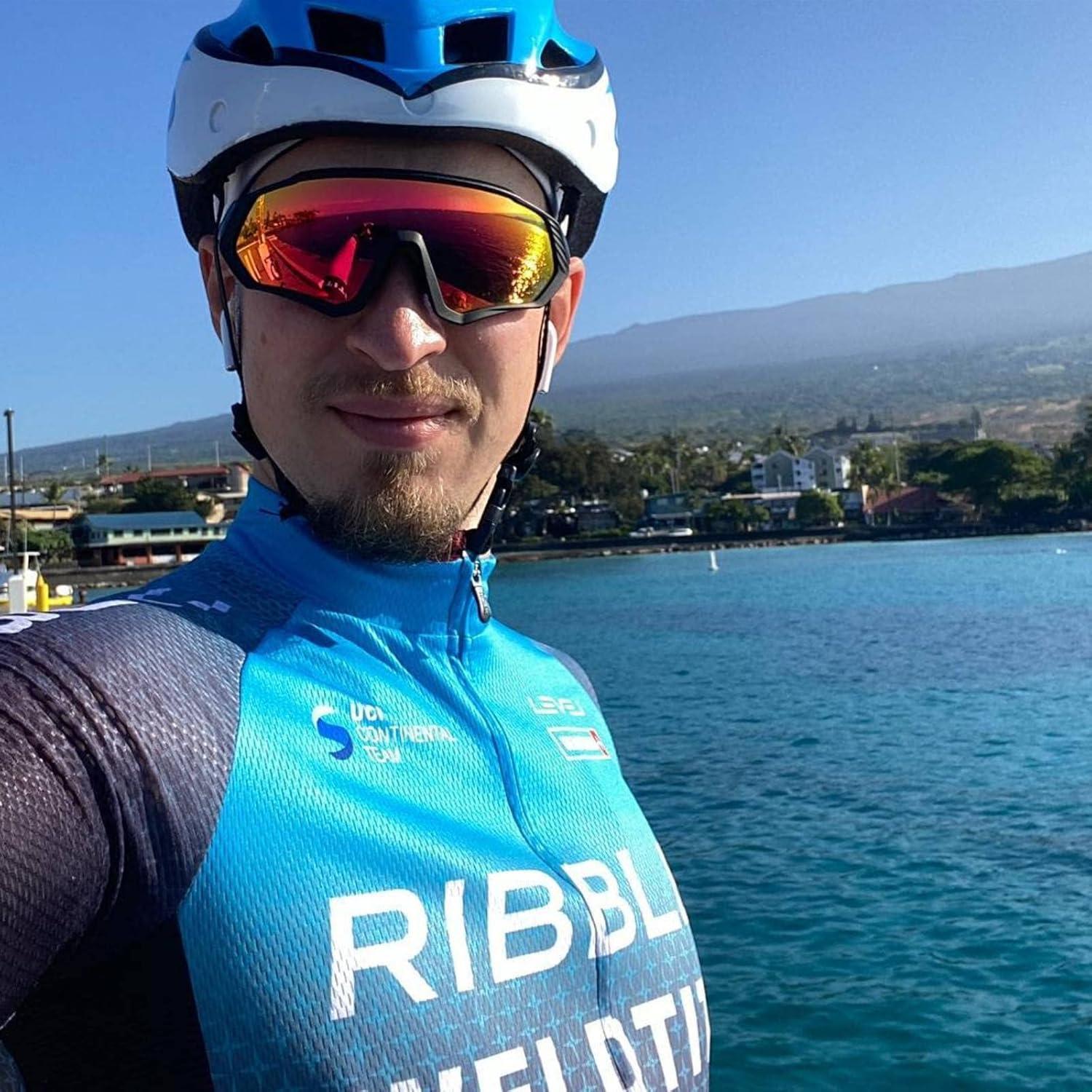 Gafas de Ciclismo KAPVOE 5 Lentes Polarizadas UV400