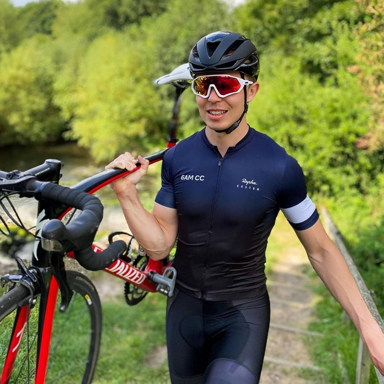 Gafas de Ciclismo KAPVOE 5 Lentes Polarizadas UV400