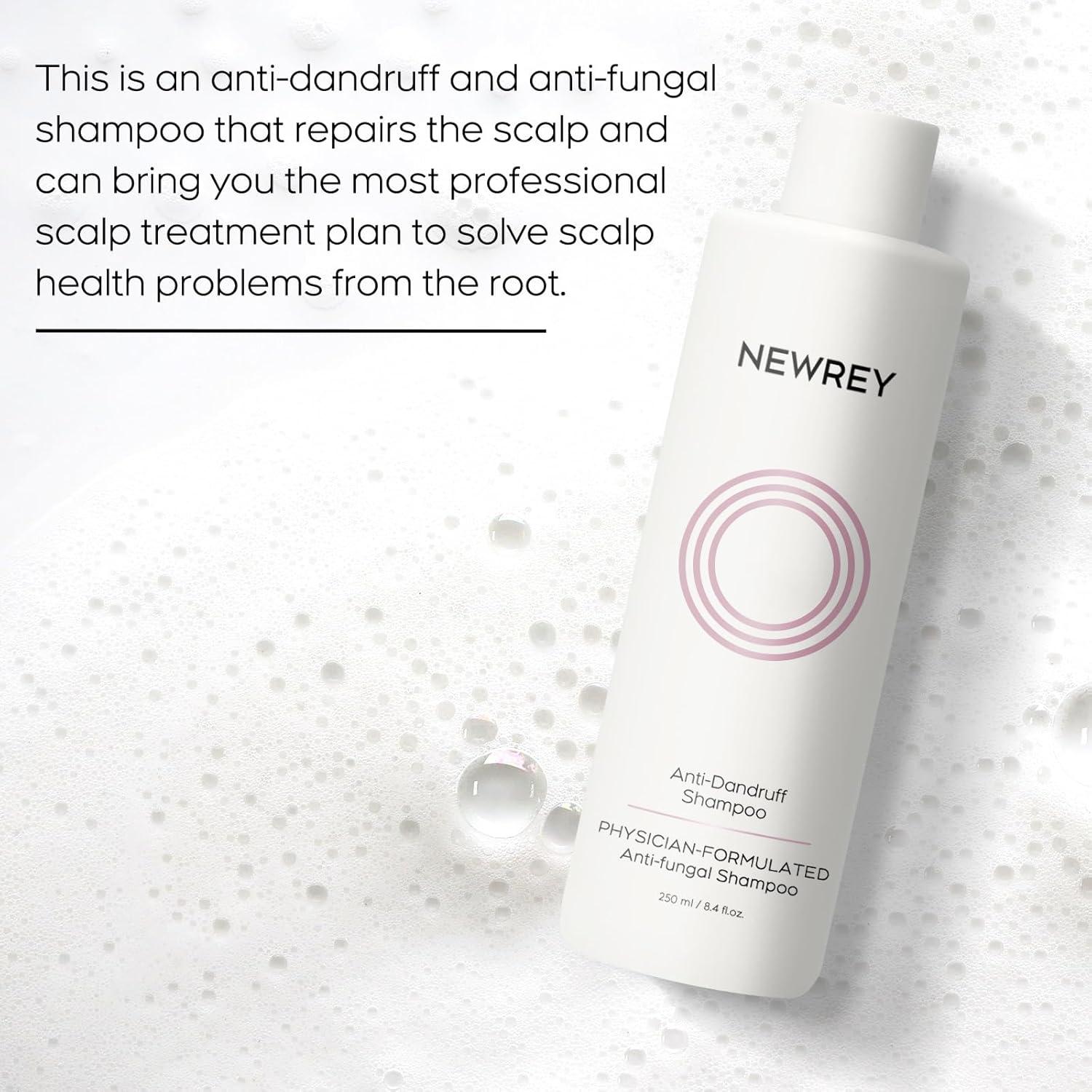 Champú Antifúngico NEWREY 248 ml - Alivio Picazón y Caspa