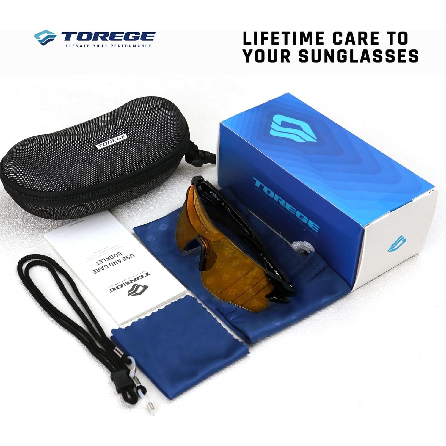 Gafas de Sol TOREGE Z87 para Hombres y Mujeres - Protección UV