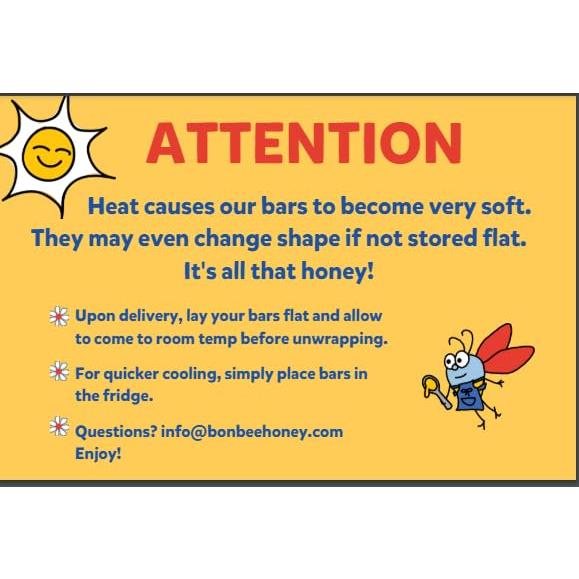 Barras de Miel 100% Naturales Bon Bee - Cacahuete y Pecán, 24 Unidades