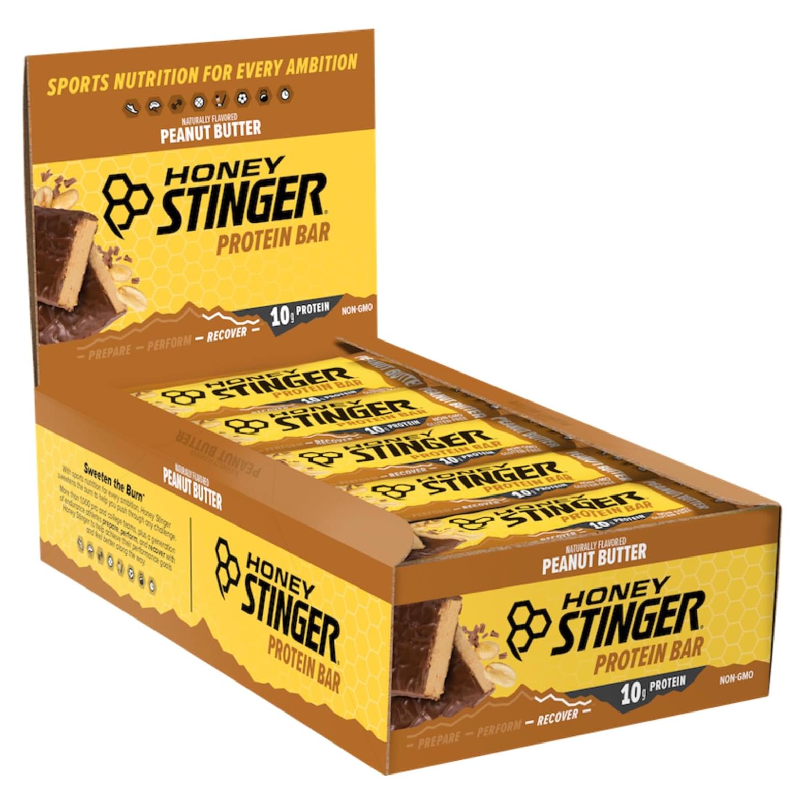 Barra de Proteína Honey Stinger Mantequilla de Maní 15 Unidades