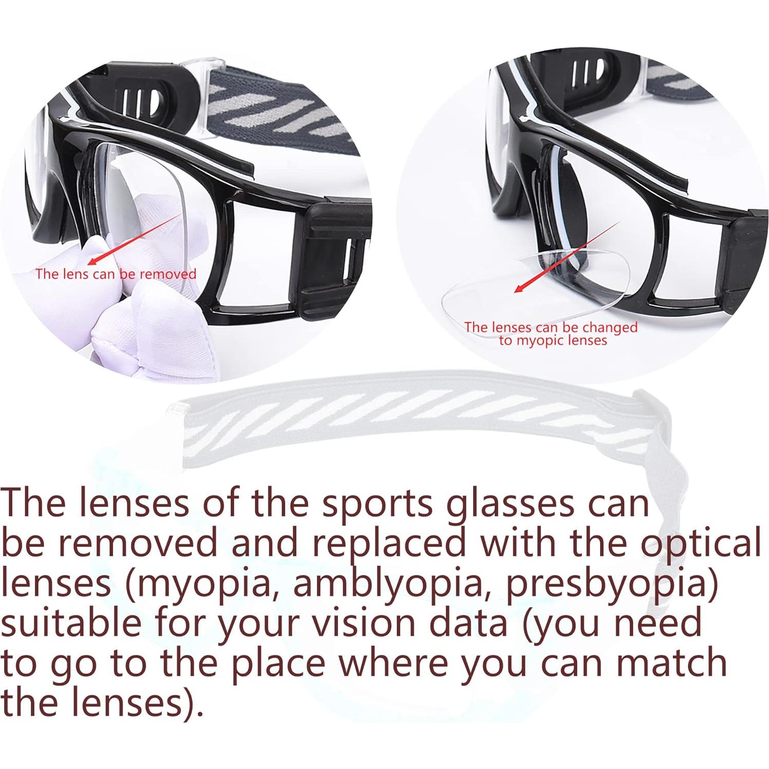 Gafas Deportivas Antivaho para Baloncesto y Fútbol - Azul