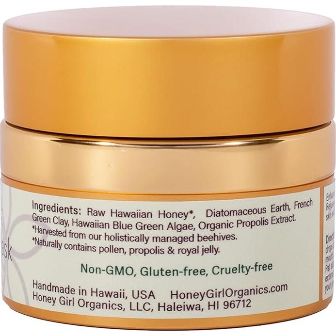 Máscara Rejuvenecedora Honey Girl Organics 51g - Exfoliante Natural