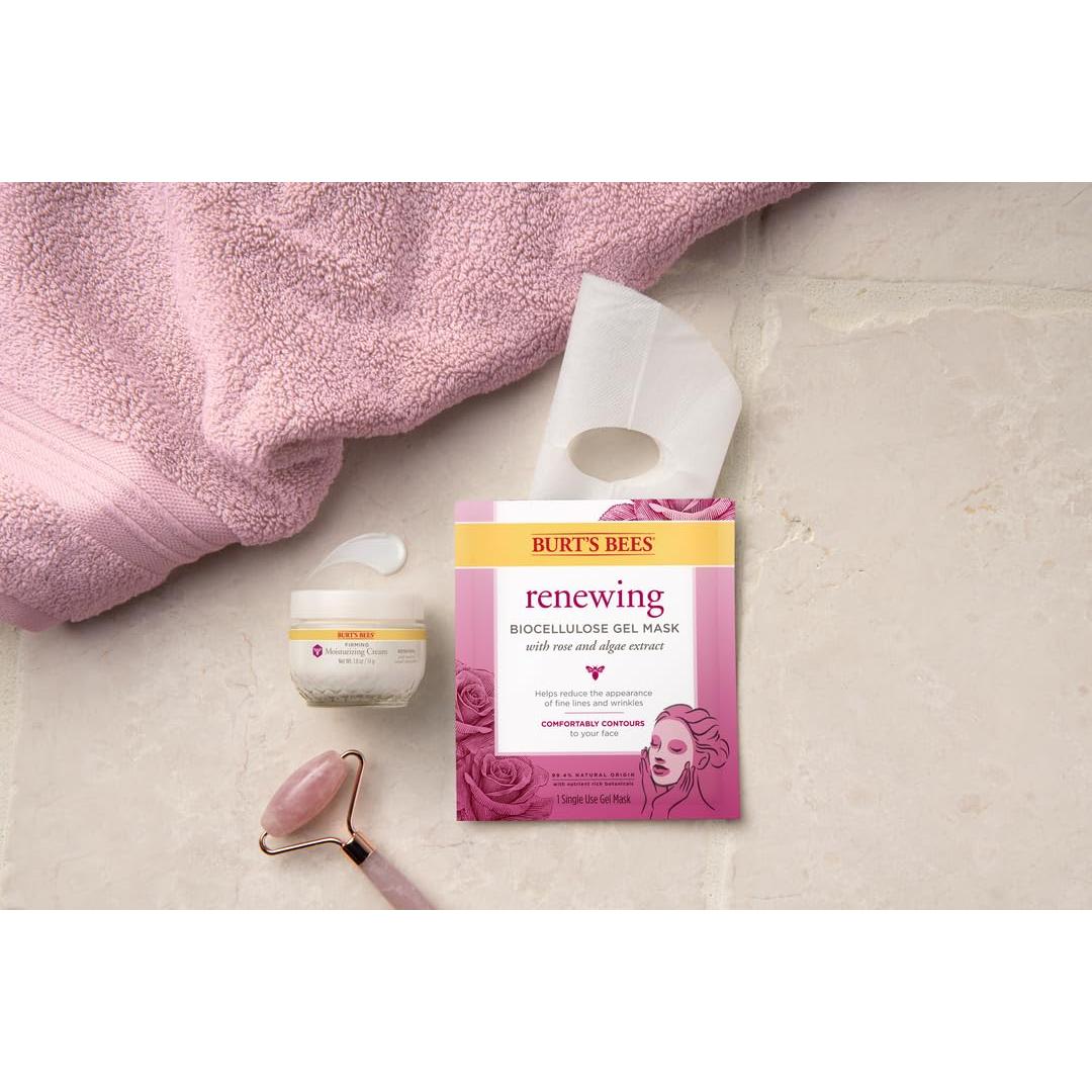Mascarilla Facial de Gel Biocelulosa Burt's Bees - 6 Unidades Hidratantes