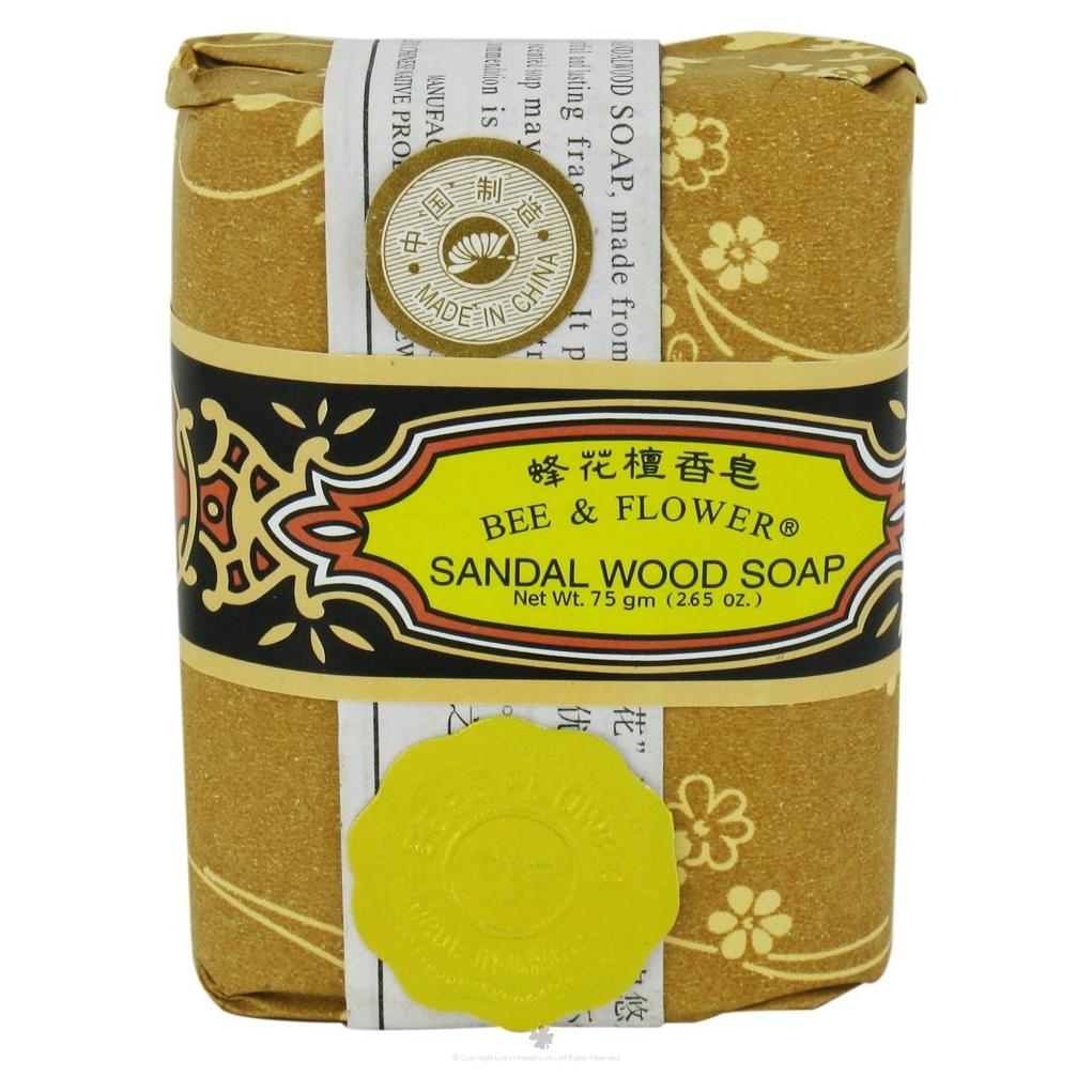 Jabón en barra Bee & Flower Sándalo 200g - Hidratante