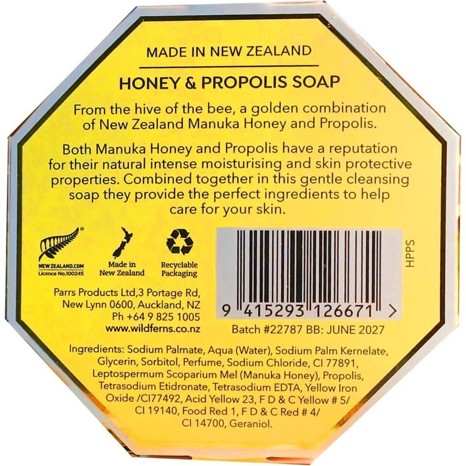 Jabón Doble de Miel de Manuka y Propóleos Parrs 140g