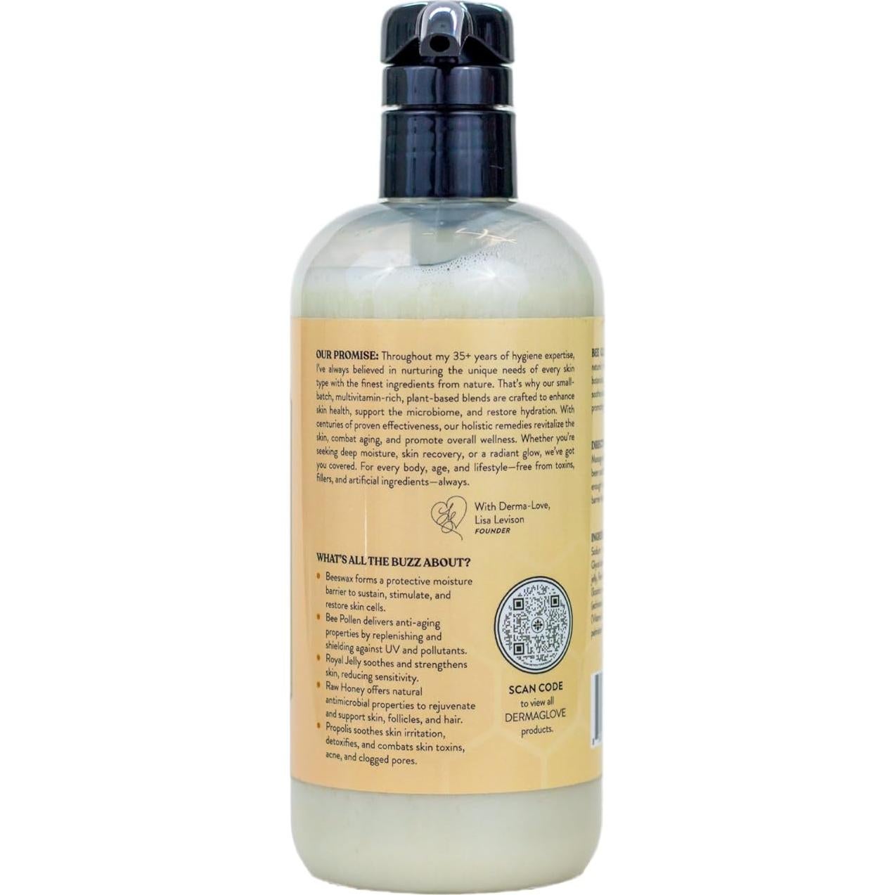 Champú DERMAGLOVE Bee Clean 473 ml con Miel y Propóleos