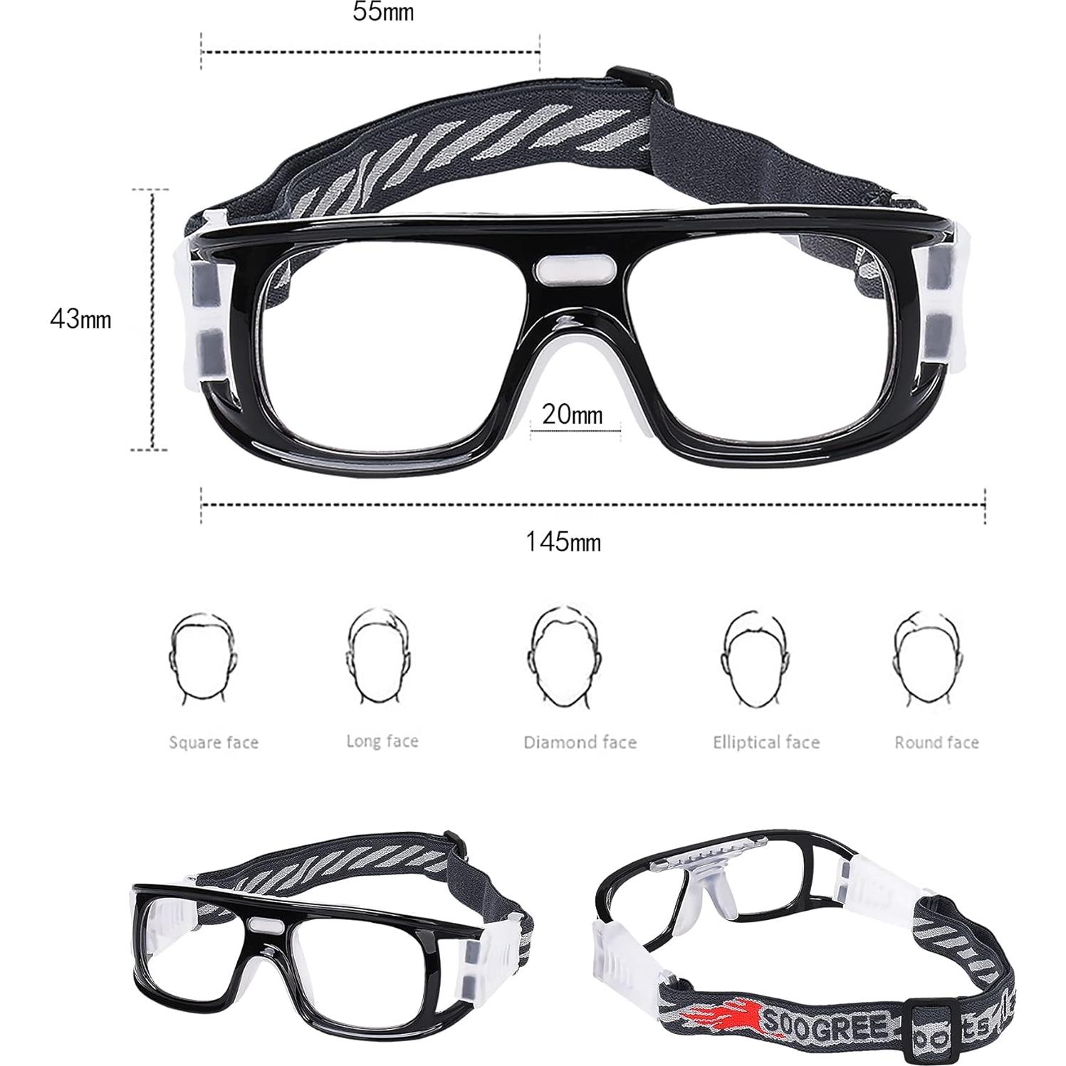 Gafas Deportivas Antivaho Policarbonato Ajustables Gris