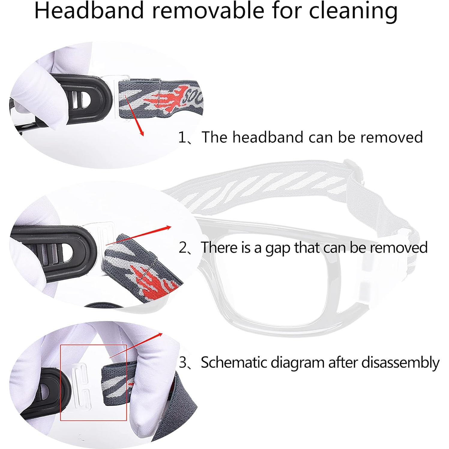 Gafas Deportivas Antivaho Policarbonato Ajustables Gris