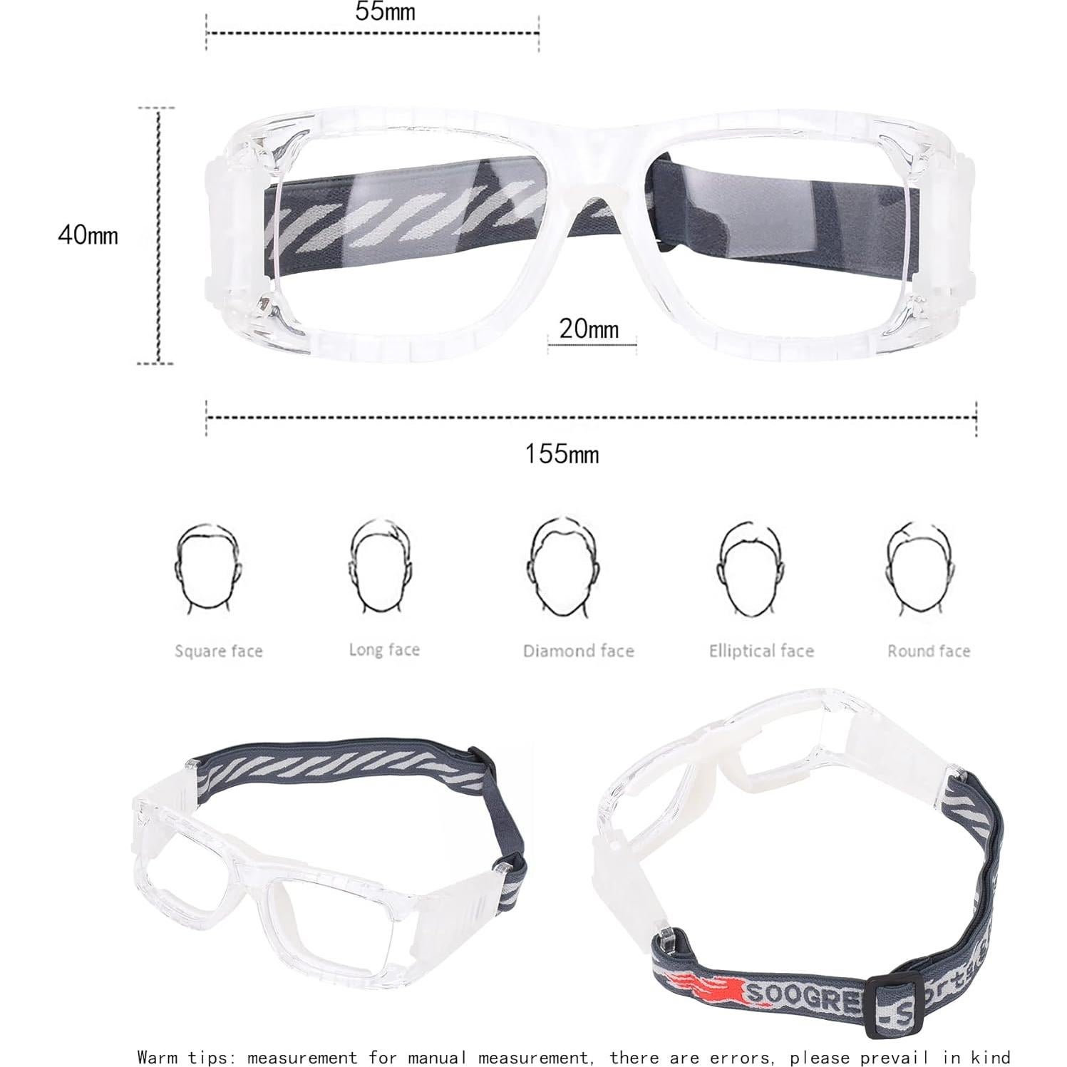 Gafas Deportivas Antivaho Baloncesto Fútbol Unisex