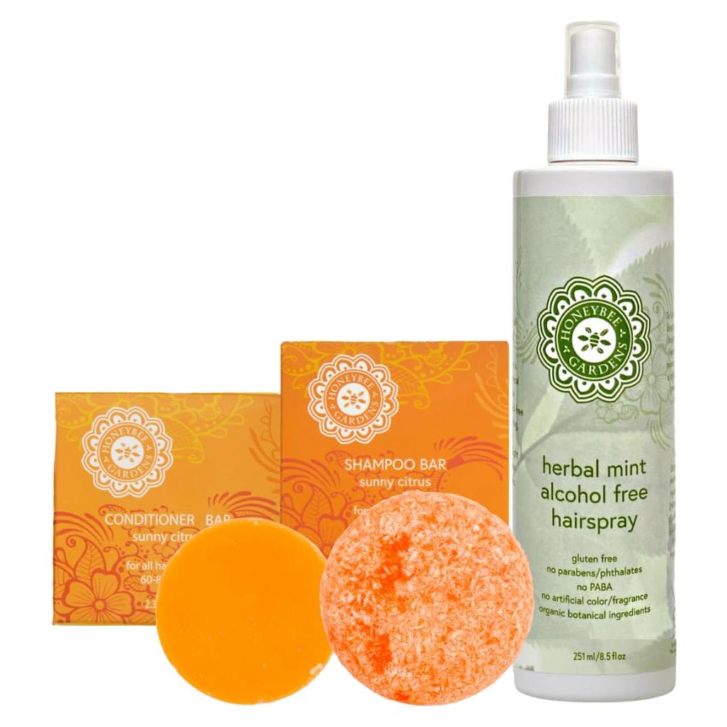 Paquete Champú y Acondicionador Honeybee Gardens 3 Piezas