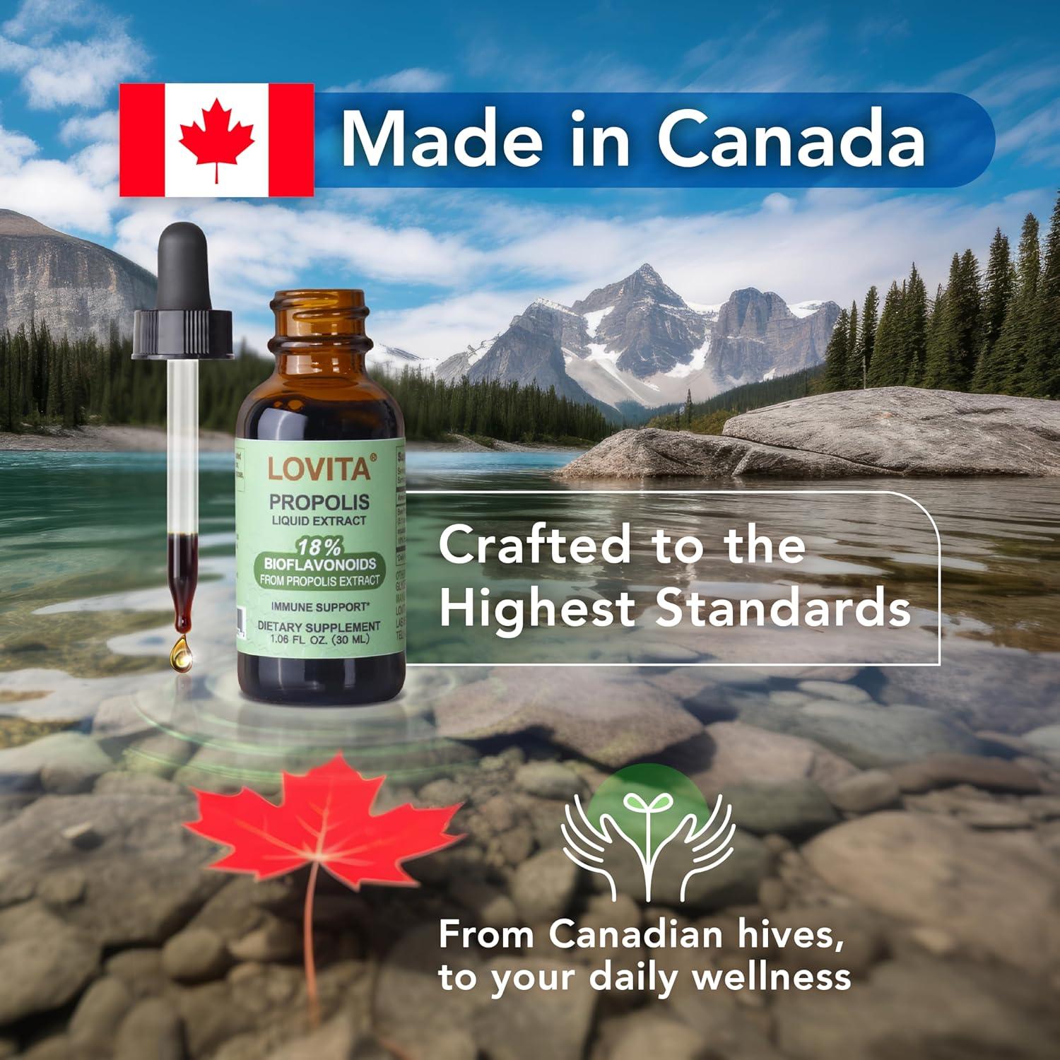 Extracto Líquido de Propóleos Lovita 500mg 30ml Sin Alcohol