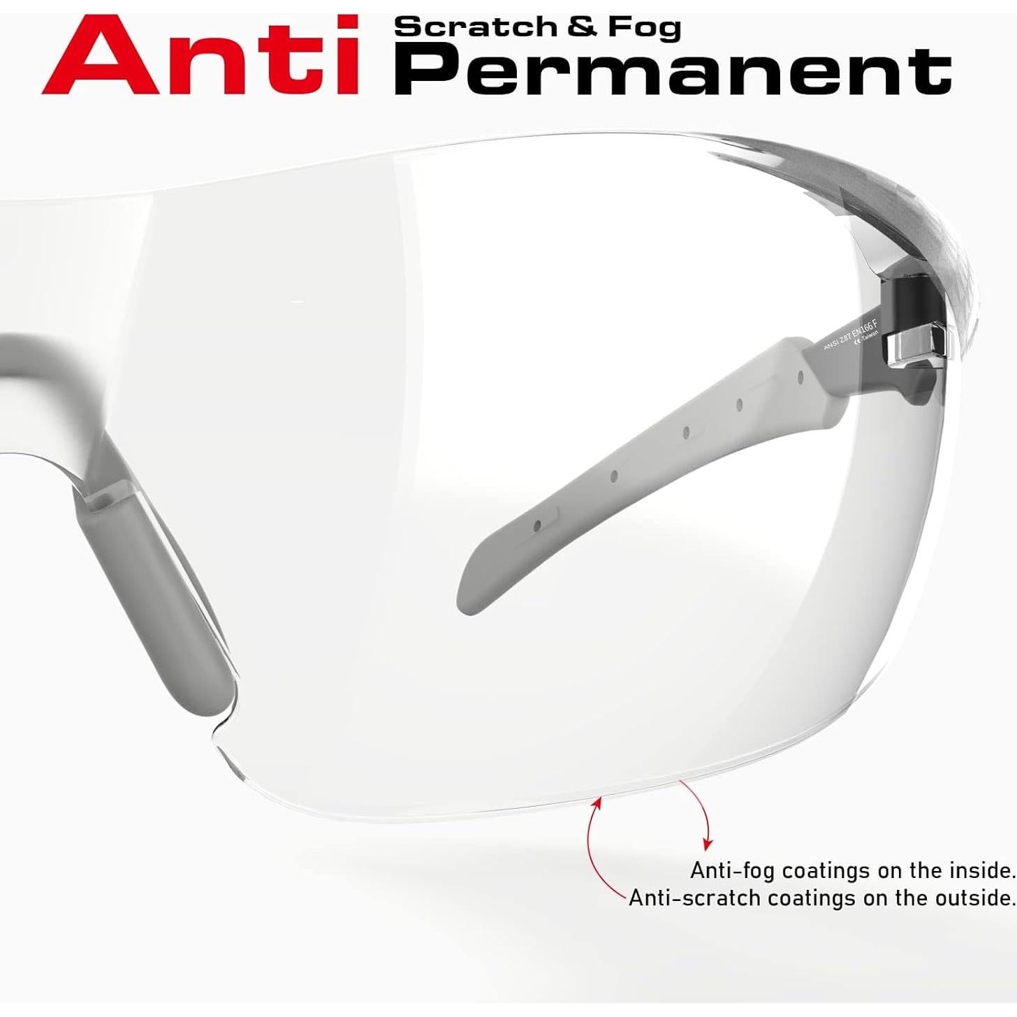 Gafas de Seguridad Impactables Antivaho UV - Impactable