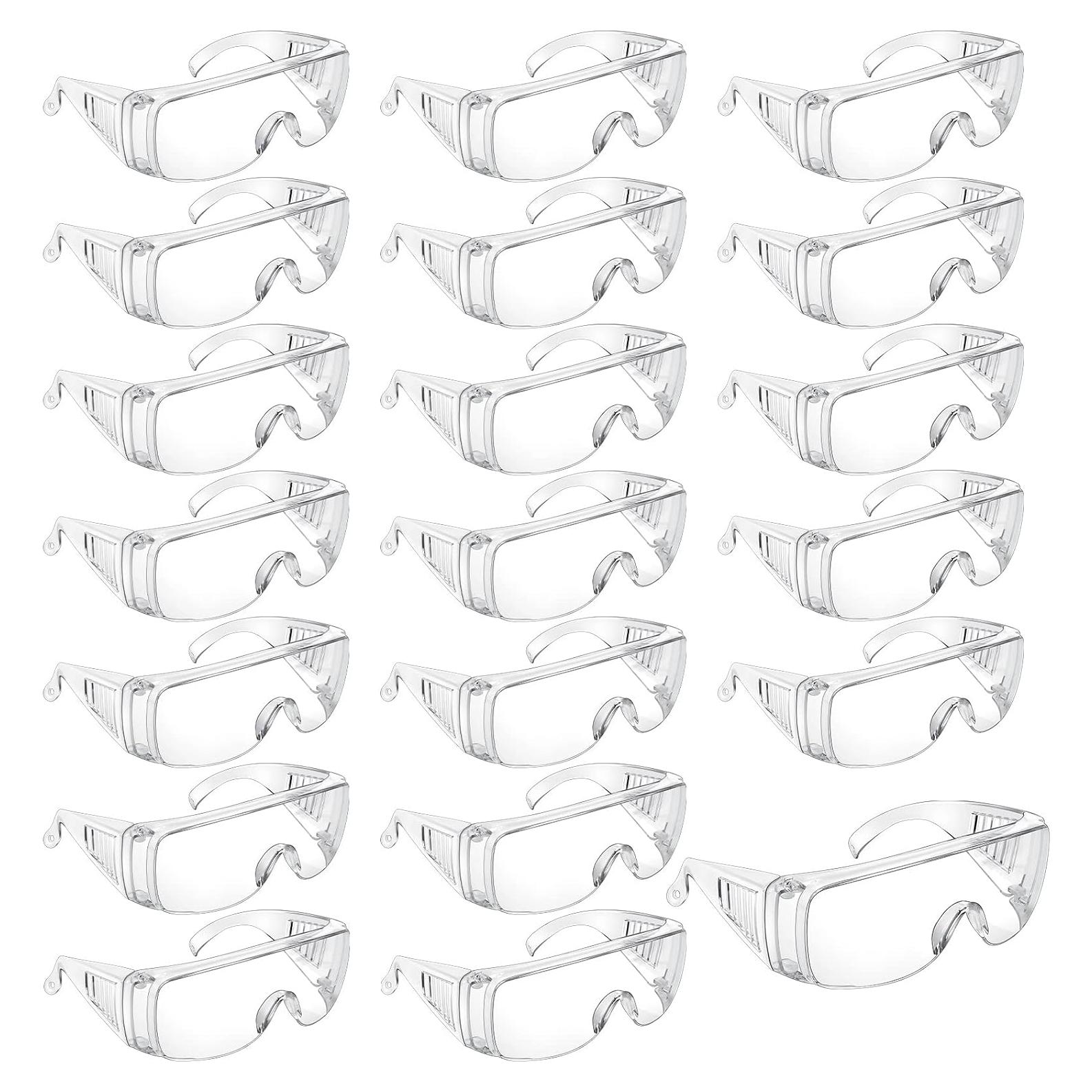 Gafas de Seguridad Queekay 20 Pares Anti Rayones y Impacto