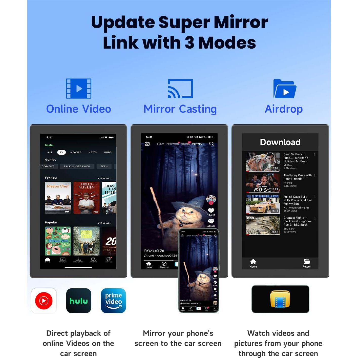 Estéreo de Coche Portátil Spedal CL786 7" CarPlay y Android Auto