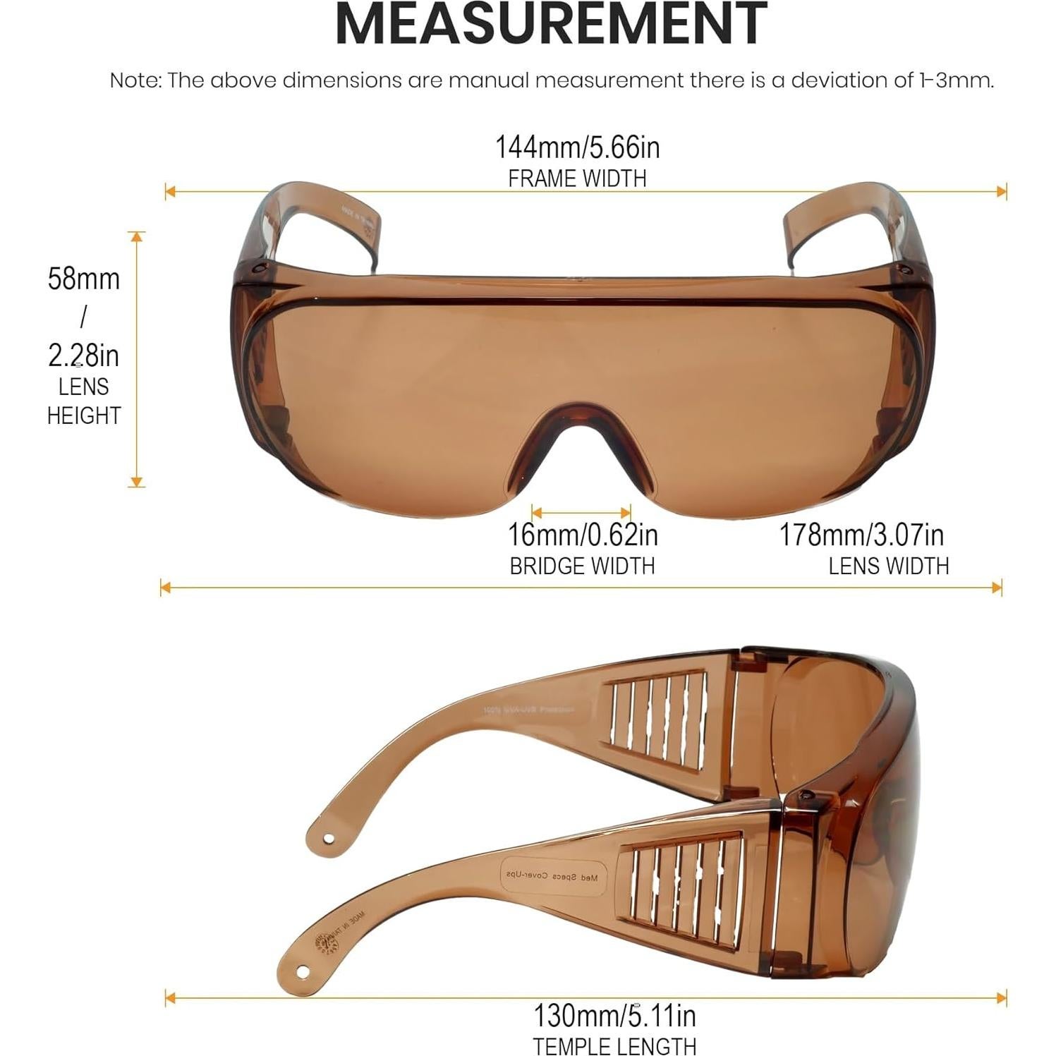 Gafas de Seguridad Calabria 1003 para Usar sobre Gafas