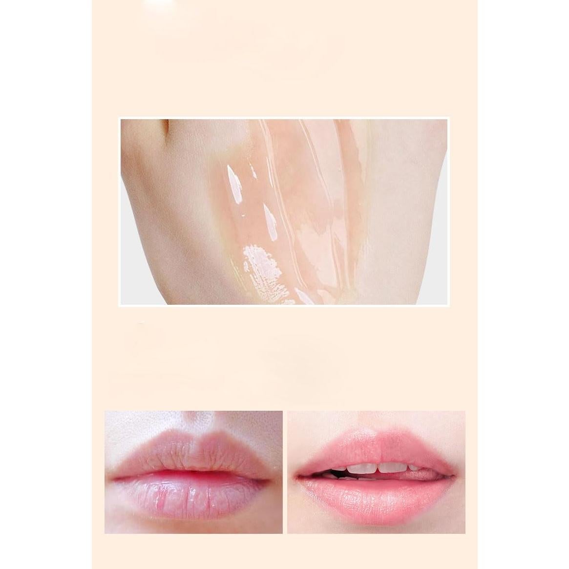 Bálsamo Labial de Miel Ginaday 4 Pcs Hidratante Exfoliante