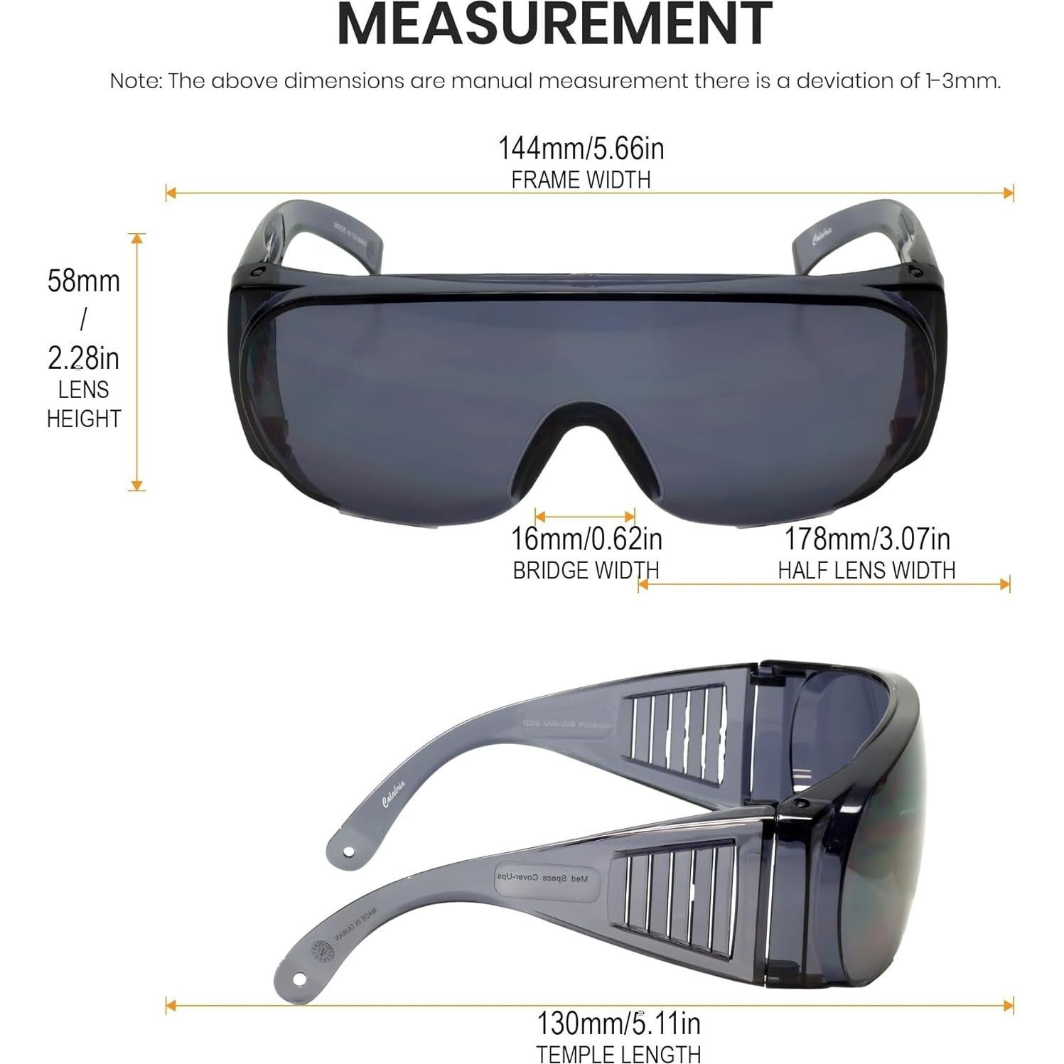 Gafas de Seguridad Calabria 1003 para Usar sobre Gafas