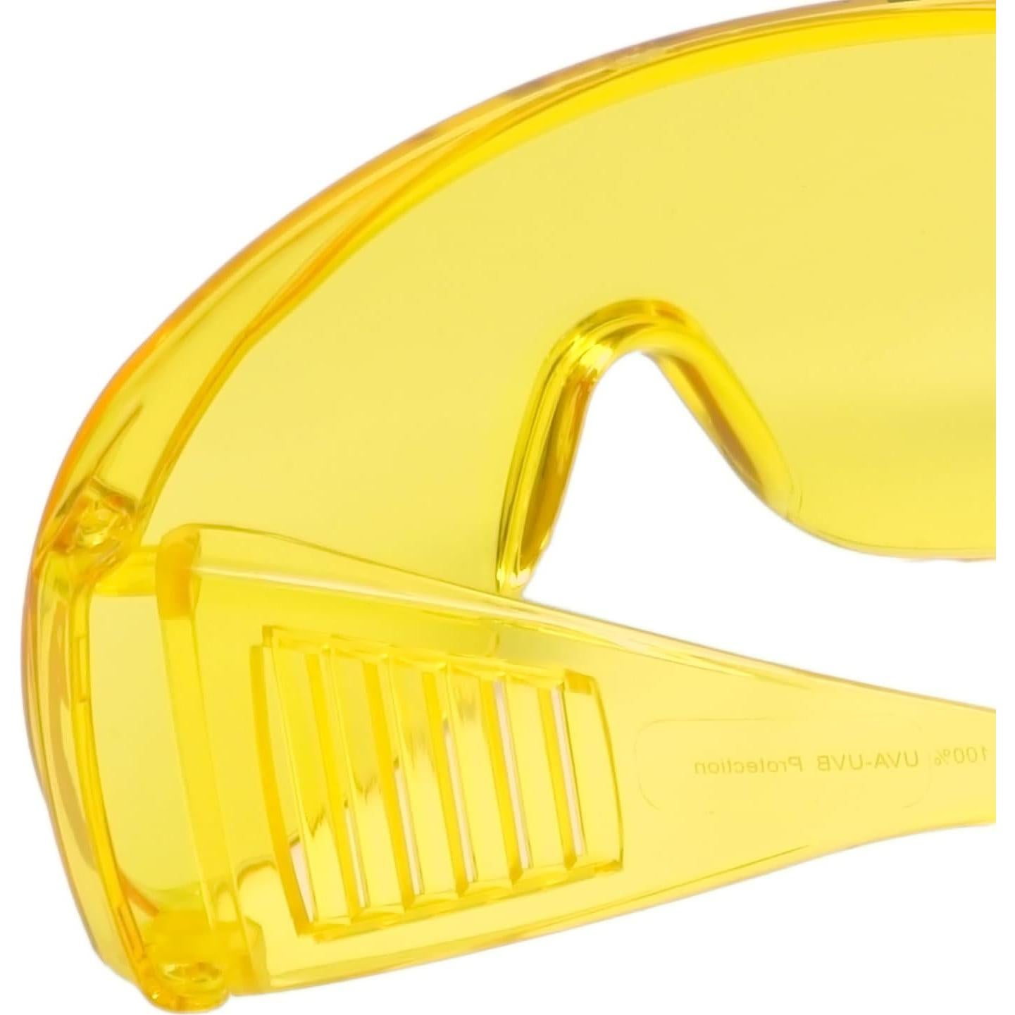 Gafas de Seguridad Calabria 1003 Fit Over Amarillo UV 100%