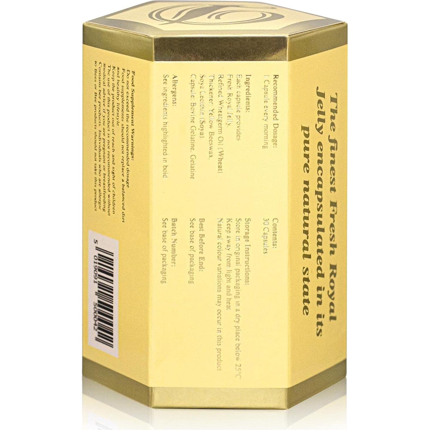 Jalea Real Orgánica Diana 600mg - 30 Cápsulas Energizantes