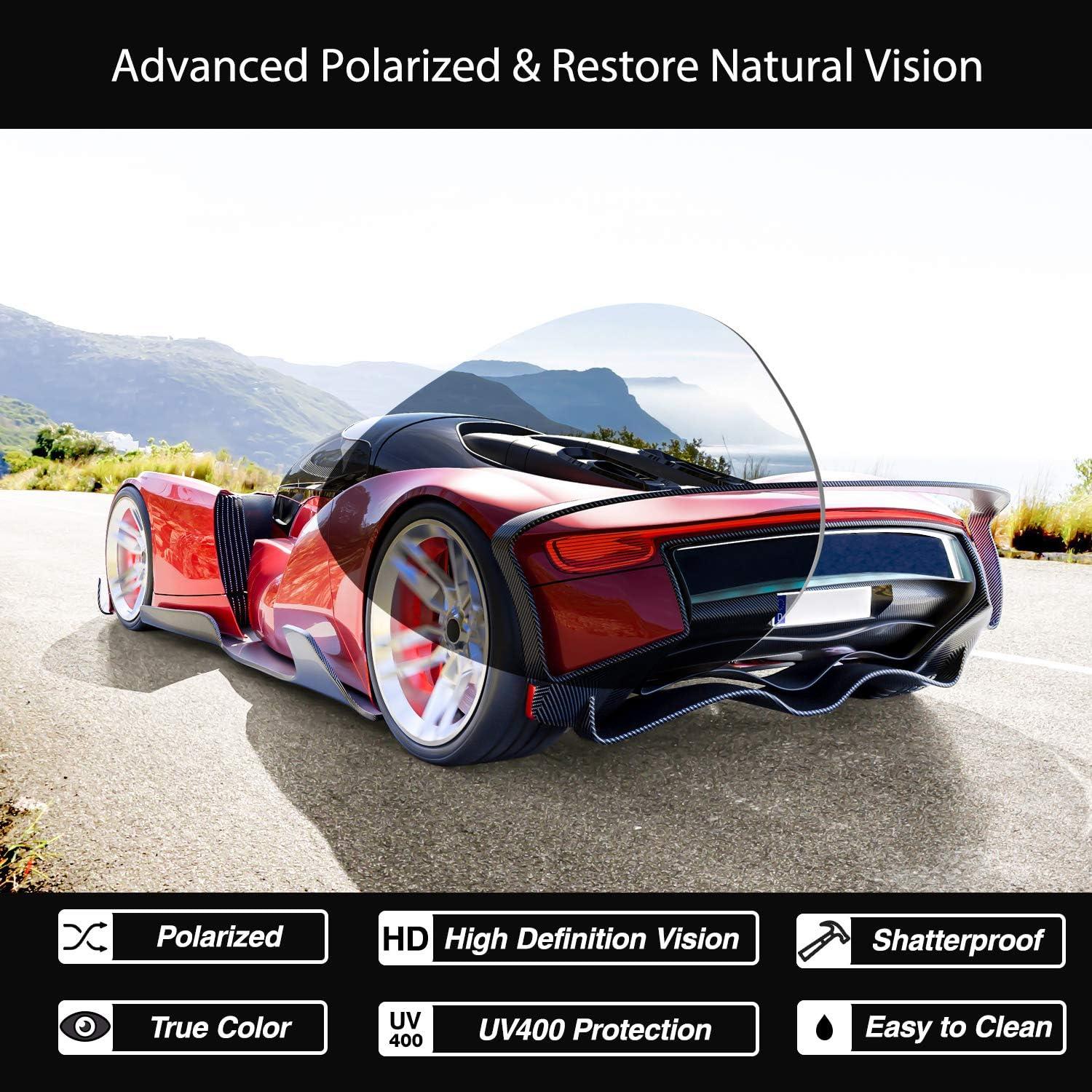 Gafas de Sol GQUEEN Polarizadas UV400 Estilo Militar