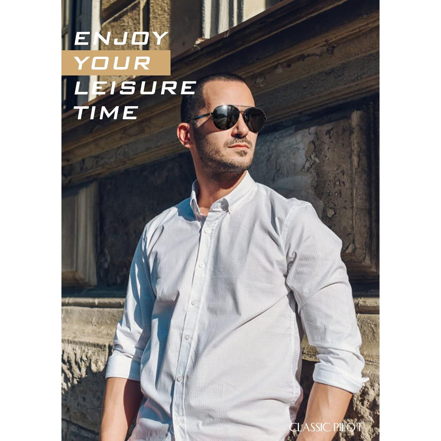 Gafas de Sol GQUEEN Polarizadas UV400 Estilo Militar