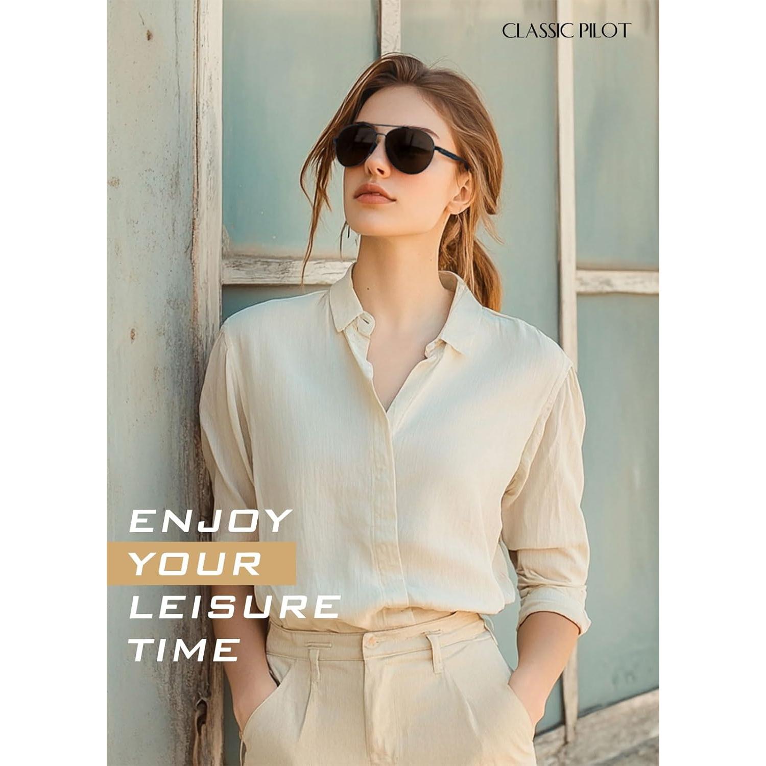 Gafas de Sol GQUEEN Polarizadas UV400 Estilo Militar