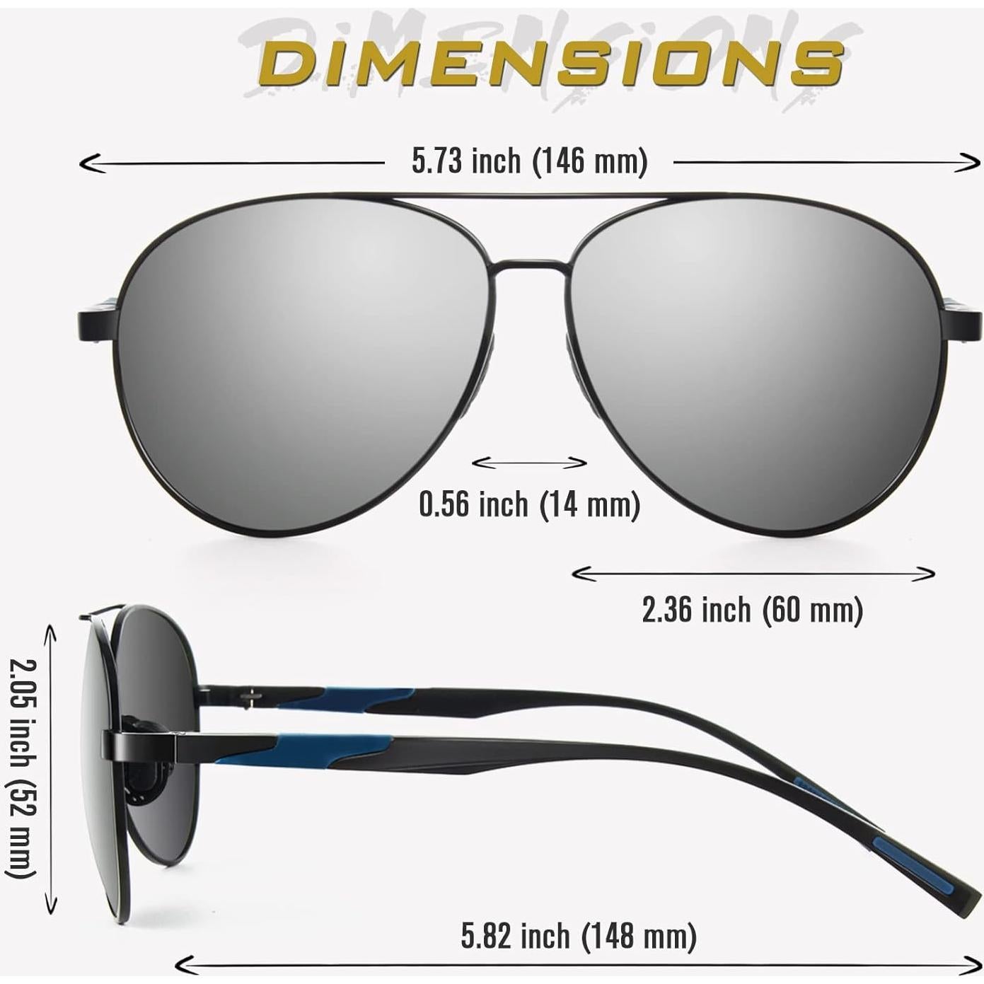 Gafas de Sol GQUEEN Polarizadas UV400 Estilo Militar