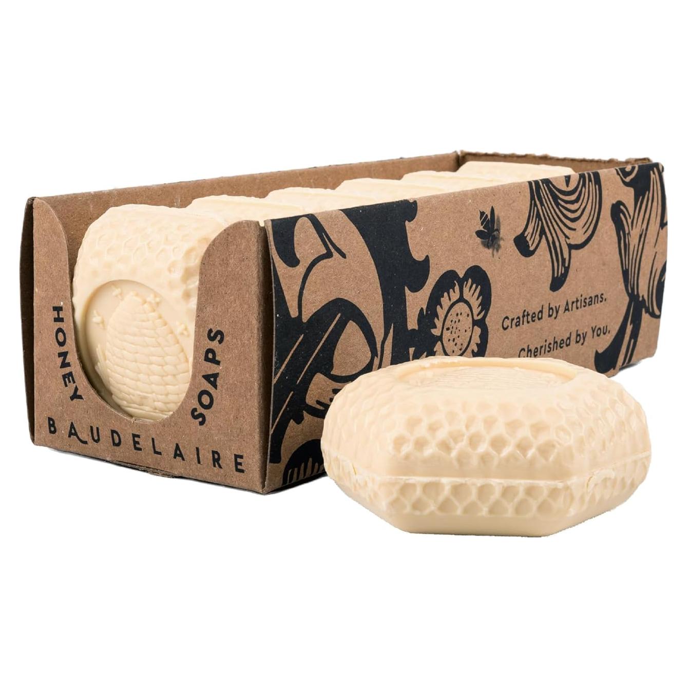 Juego de Jabones de Miel Baudelaire - 6 Barras Vegetales 99g