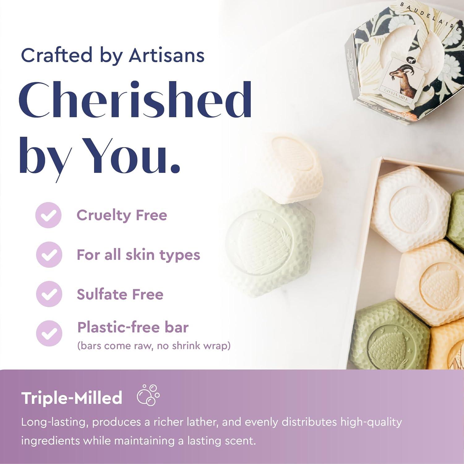 Juego de Jabones de Miel Baudelaire - 6 Barras Vegetales 99g